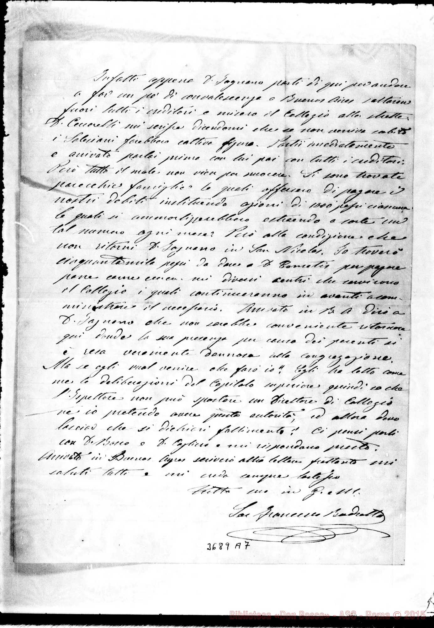 Fotogramma A 7 — « « S. Nicolas A., 16-06-1879 Autogr. Rua