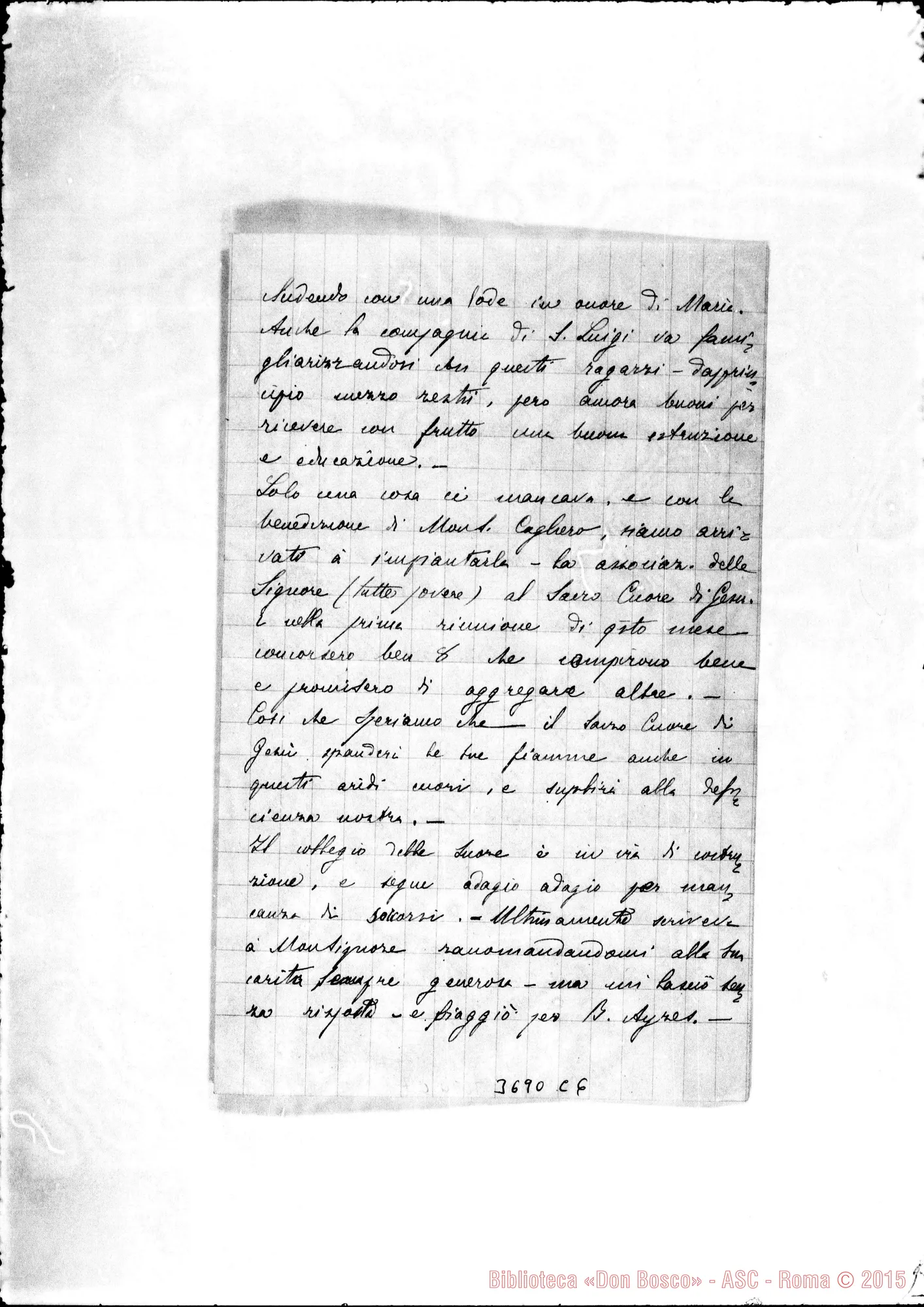 Fotogramma C 6 — « « Pringles, 10-05-1890 Autogr. Rua