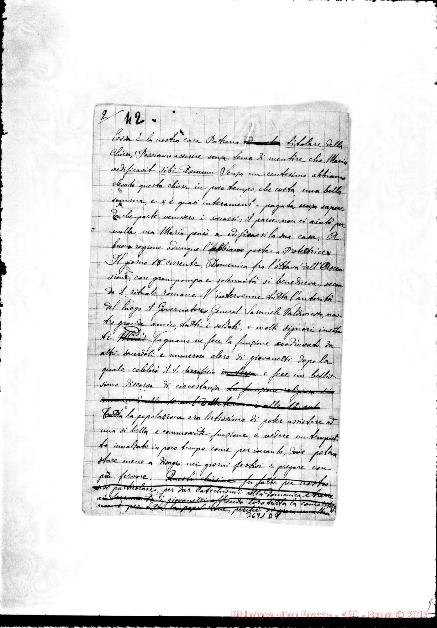 Fotogramma D 9 — « « Puntarenas, 29-05-1890 Autogr. Rua
