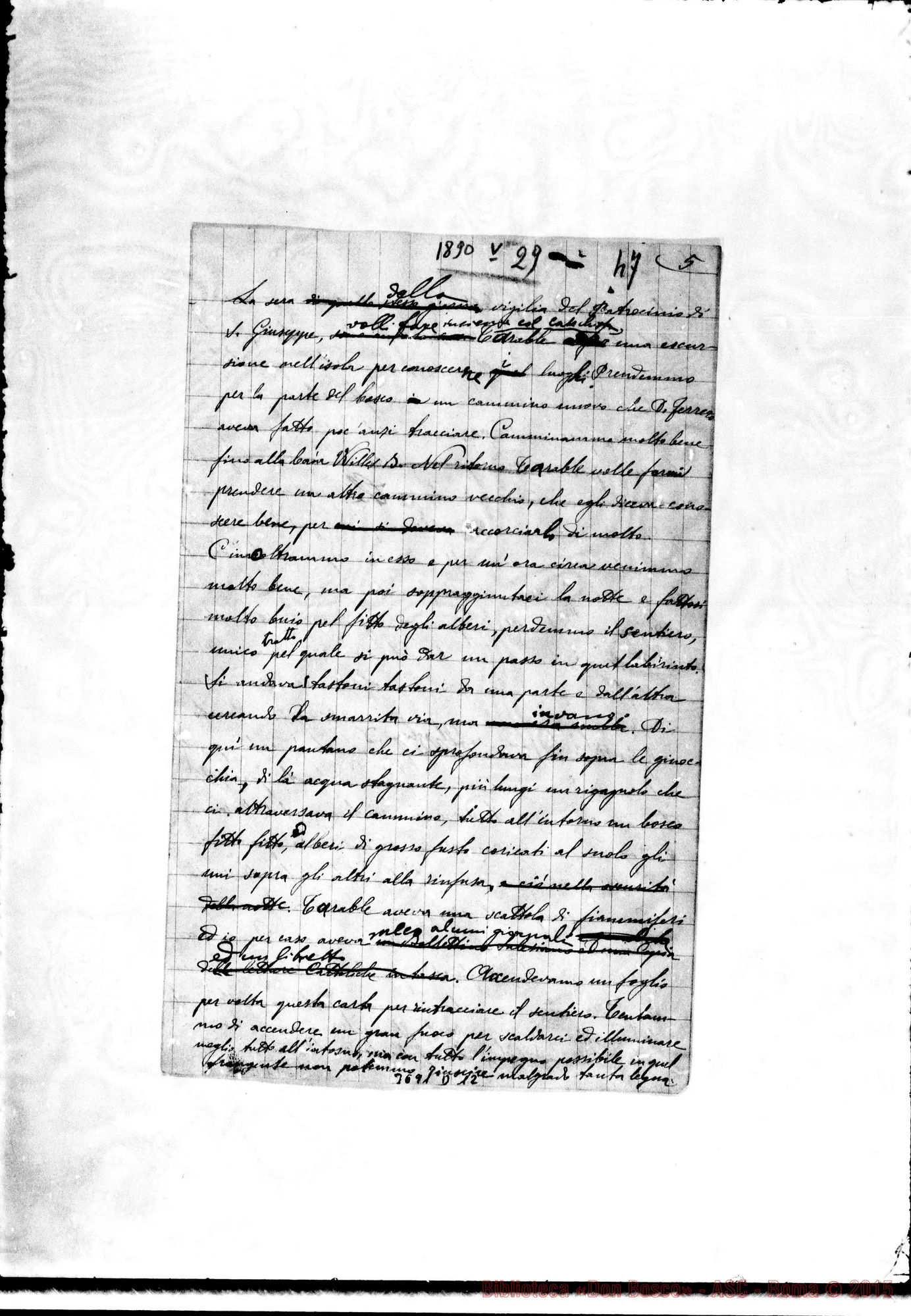 Fotogramma D 12 — « « Puntarenas, 29-05-1890 Autogr. Rua