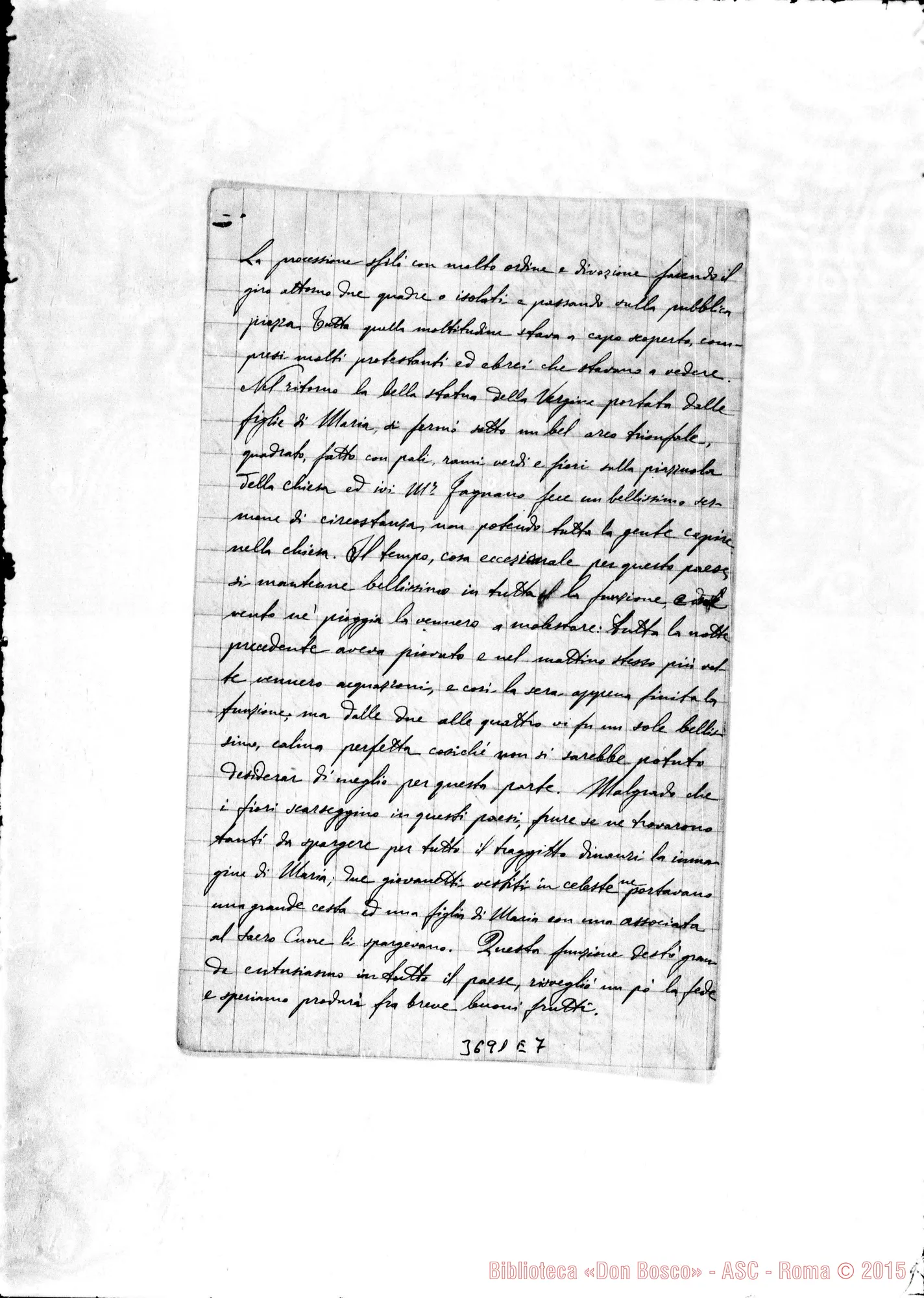 Fotogramma E 7 — « « Puntarenas, 9-12-1890 Autogr. Rua