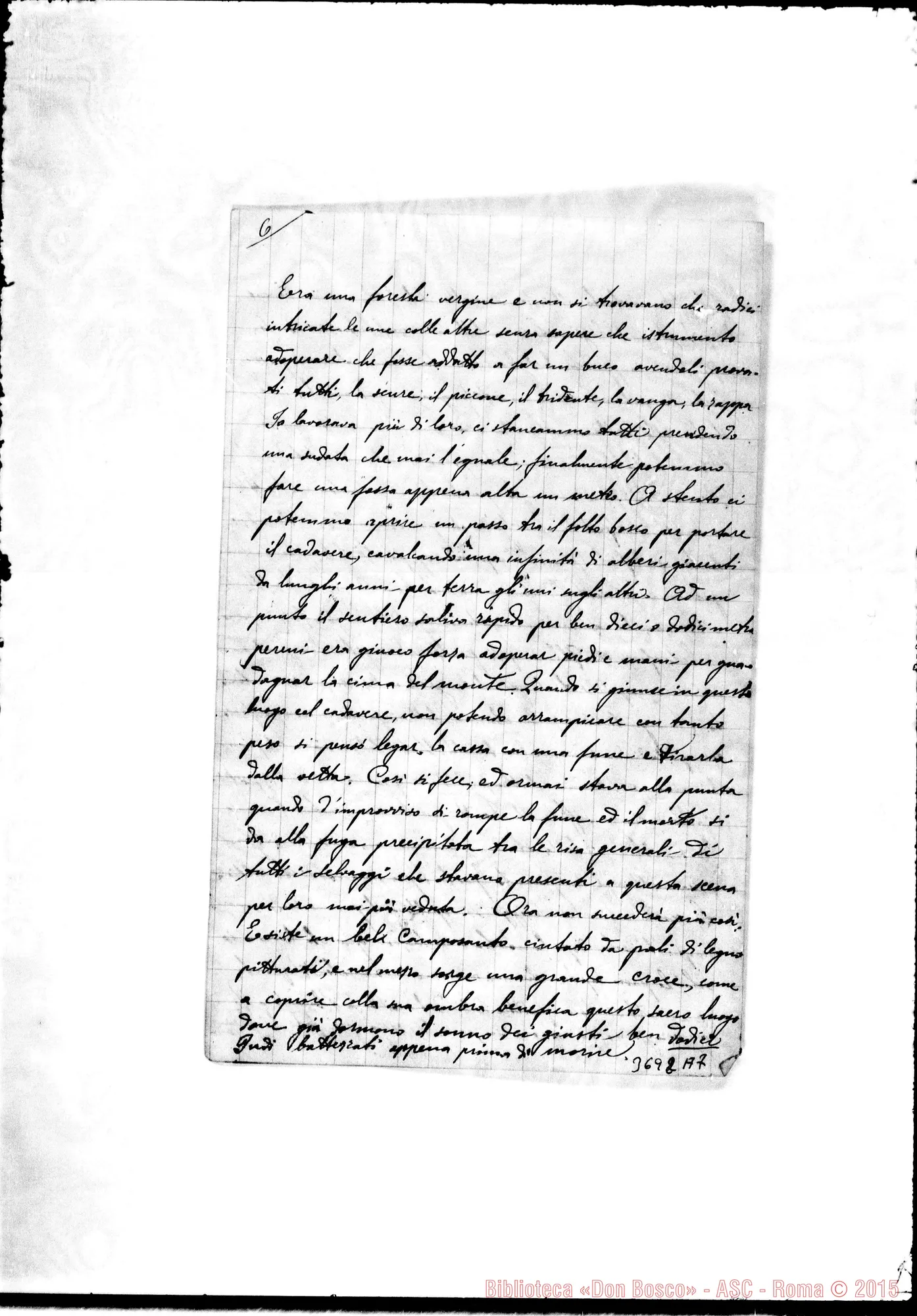 Fotogramma A 7 — « « Dawson, 18-04-1891 Autogr. Rua