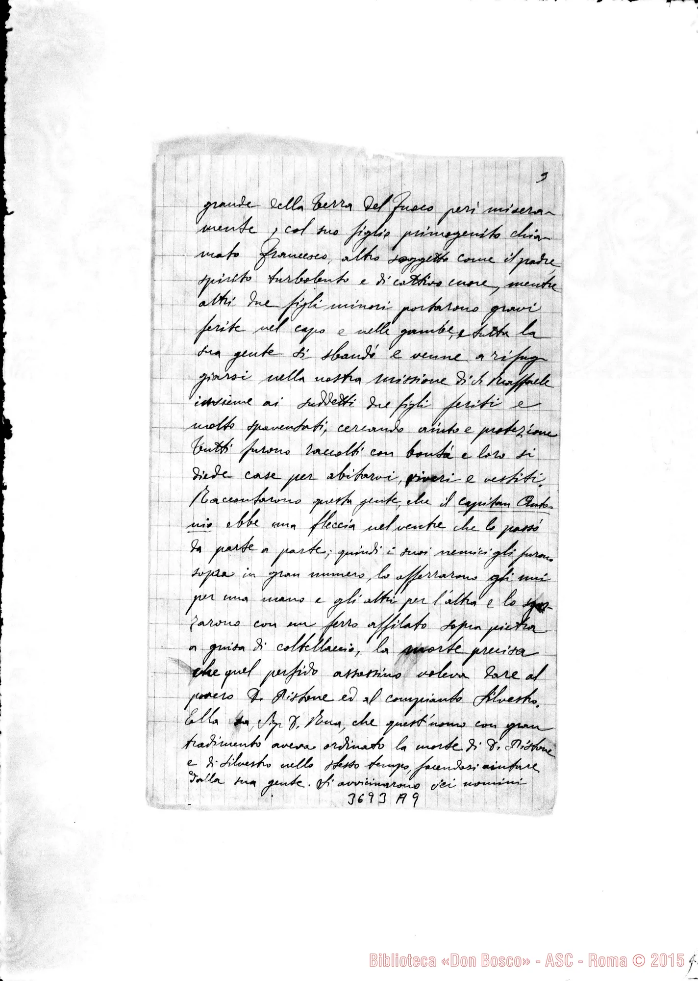 Fotogramma A 9 — « « Puntarenas, 9-11-1893 Autogr. Rua
