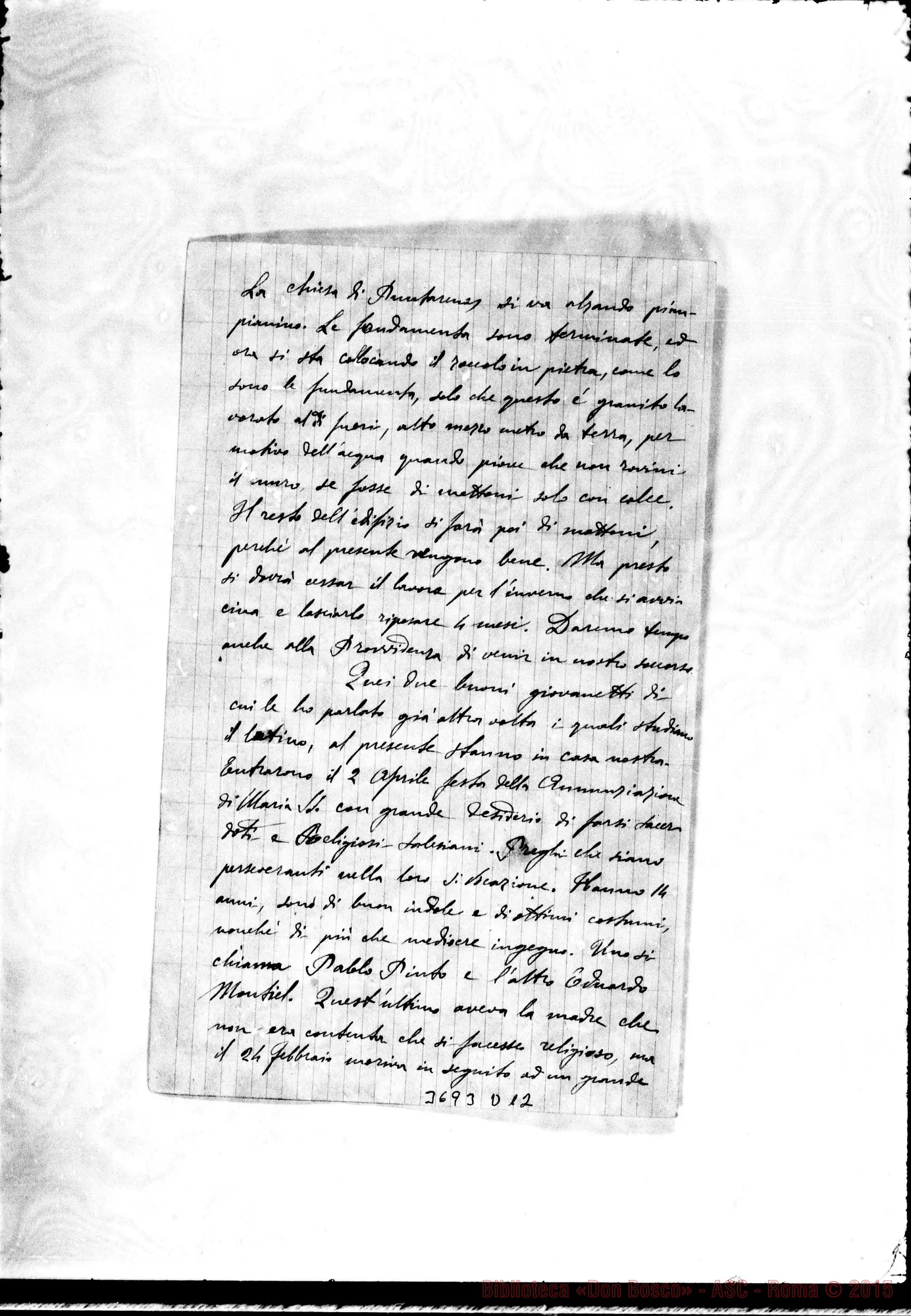 Fotogramma D 12 — « Puntarenas, 12-04-1894