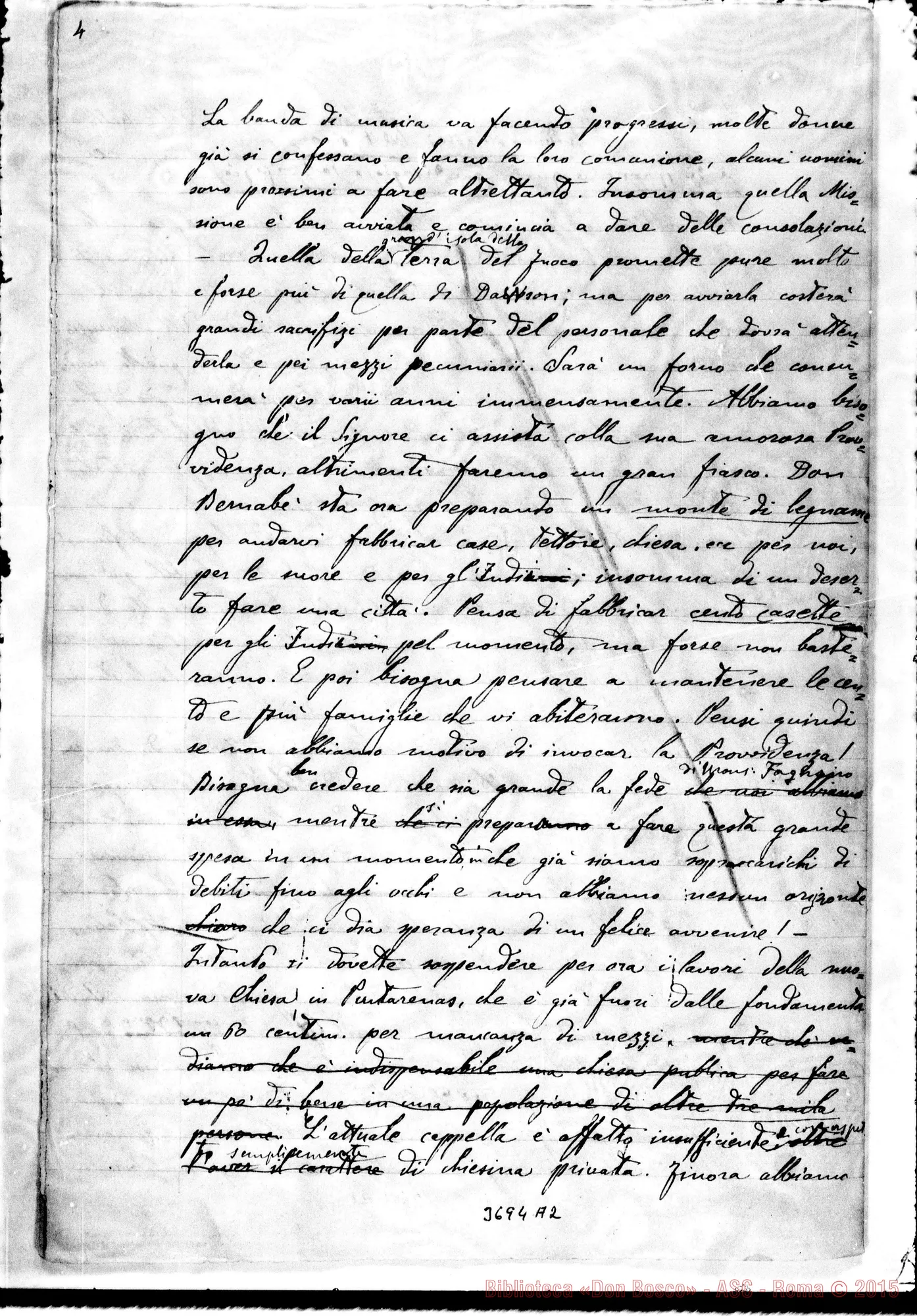 Fotogramma A 2 — « « Puntarenas, 20-08-1894 Autogr. Rua