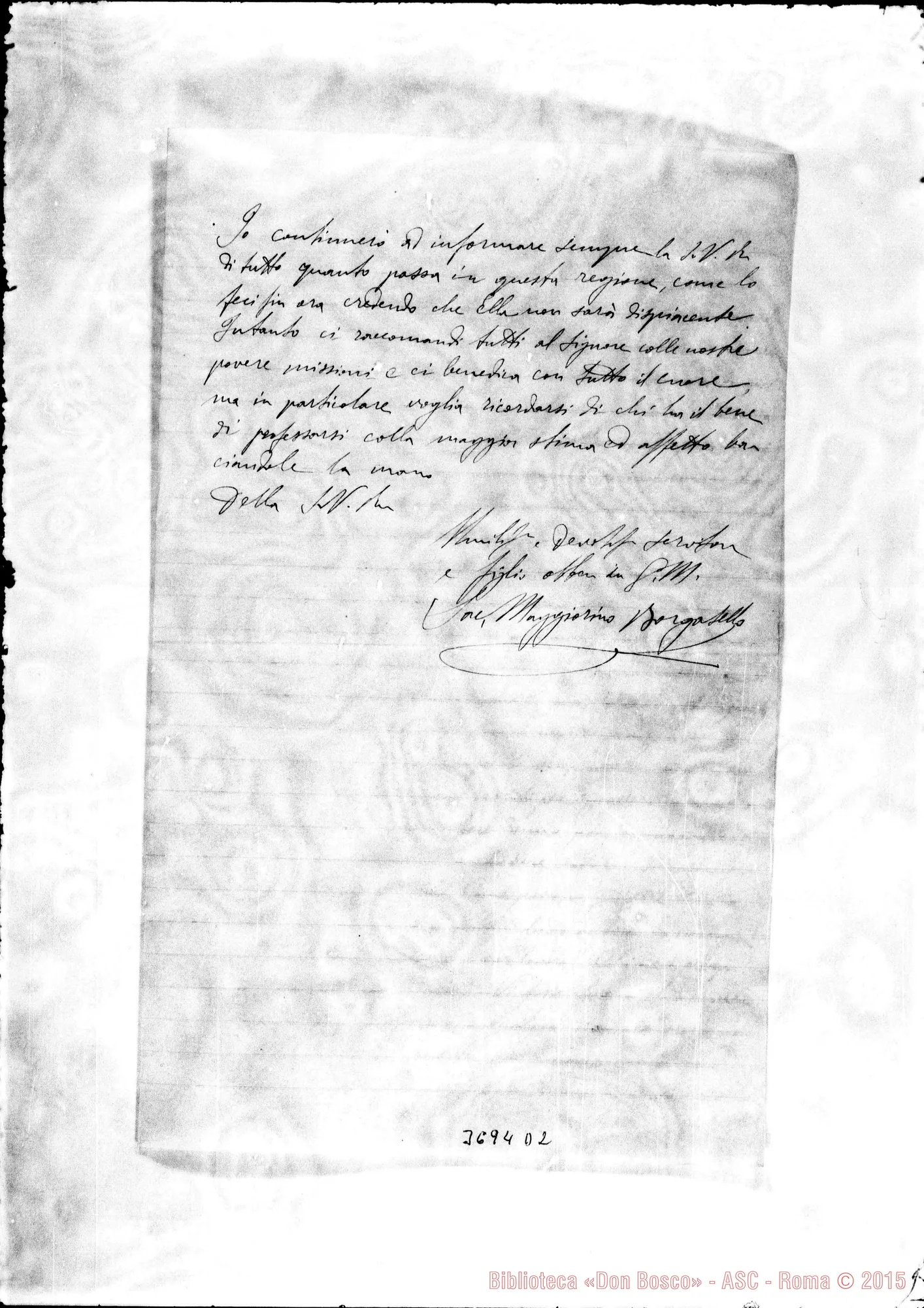 Fotogramma D 2 — « « Puntarenas, 26-08-1895 Autogr. Rua