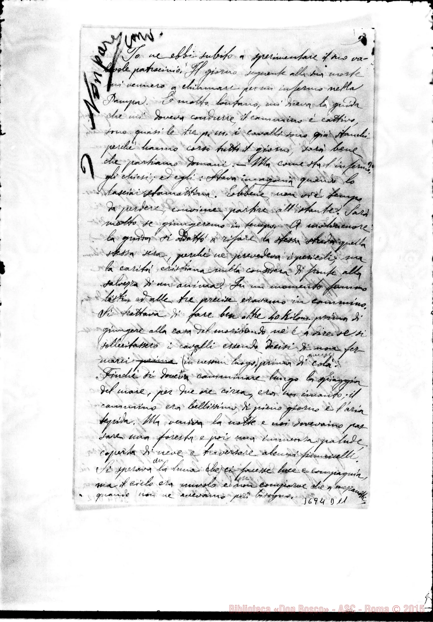 Fotogramma D 11 — « « Puntarenas, 29-09-1895 Autogr. Rua