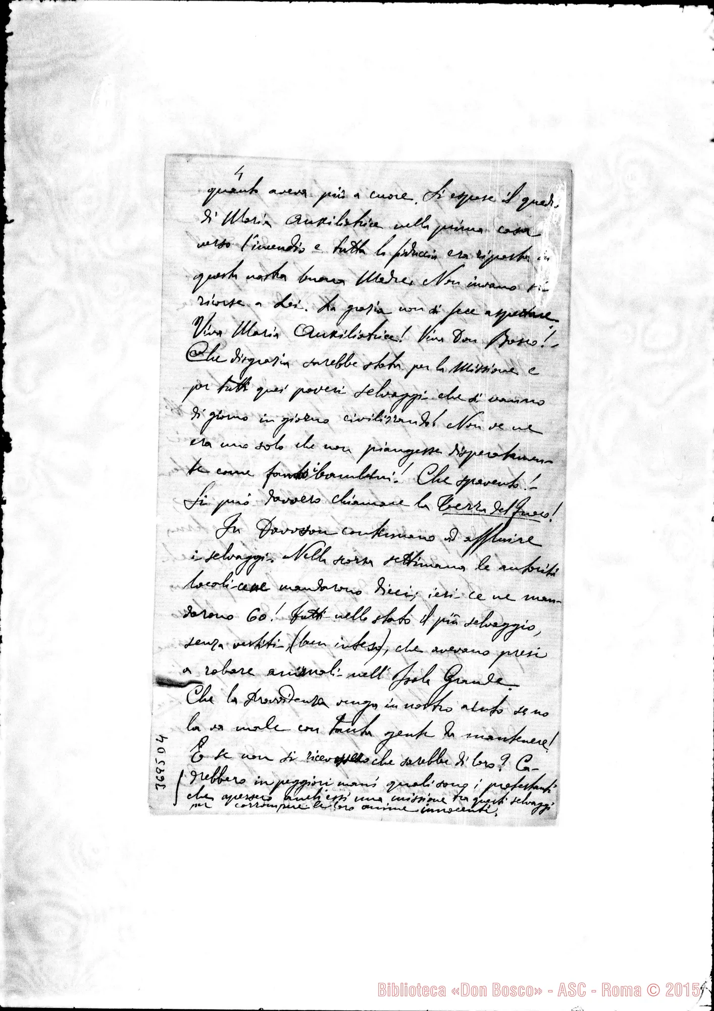 Fotogramma D 4 — « « Puntarenas, 4-03-1897 Autogr. Rua