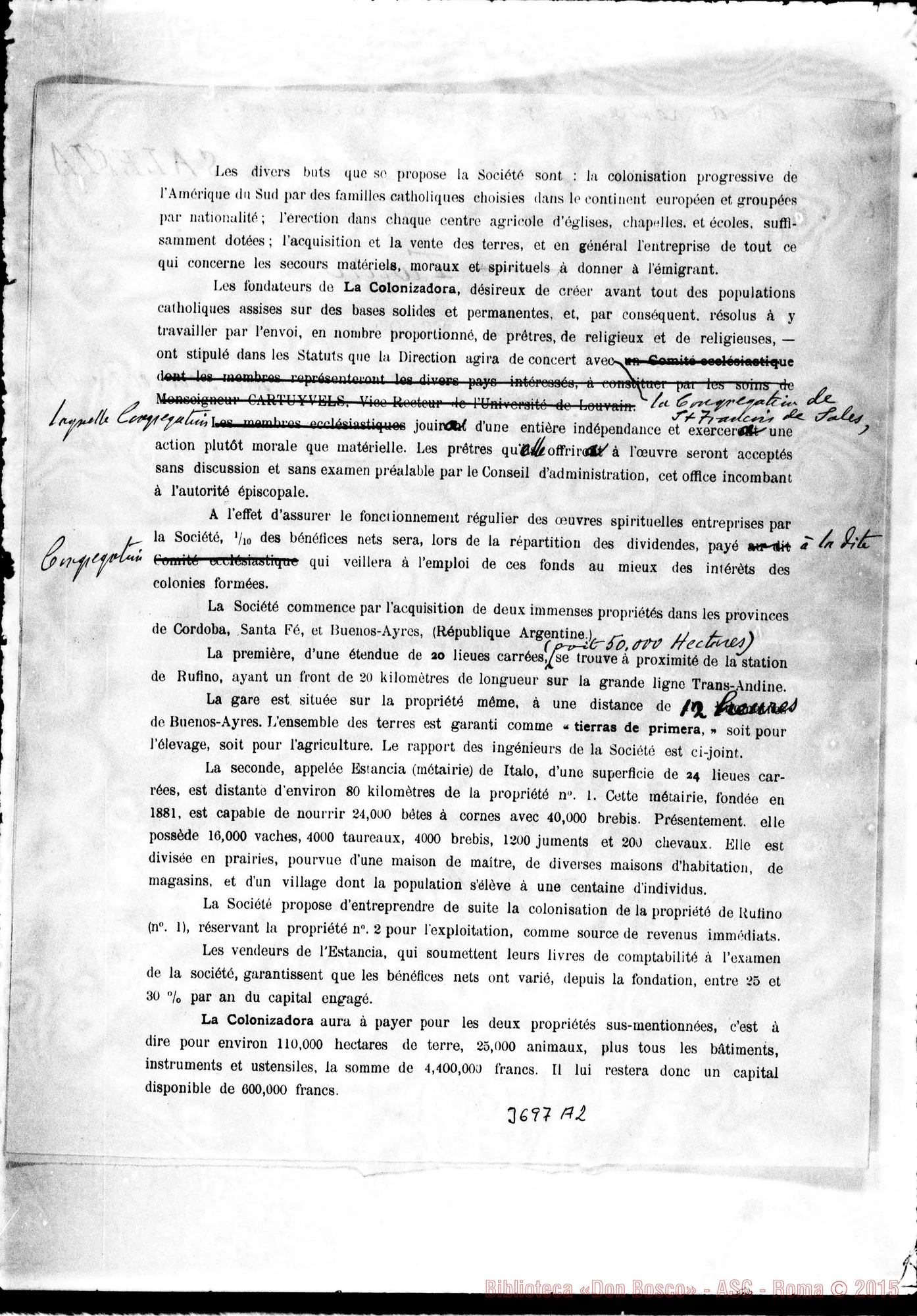 Fotogramma A 2 — « Southampton, 3-10-1888 All. stampato