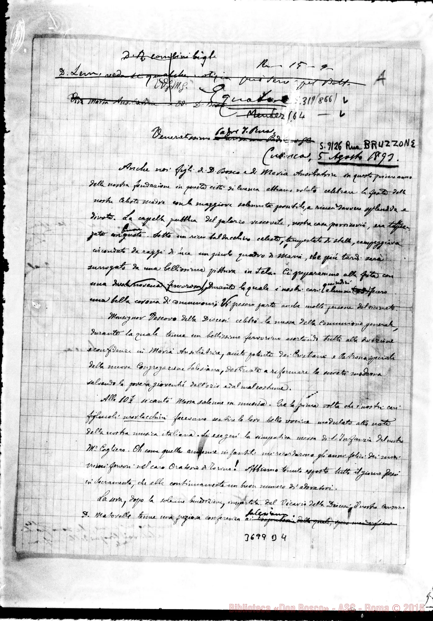 Fotogramma D 4 — « « Cuenca, 5-08-1893 Autogr. Rua