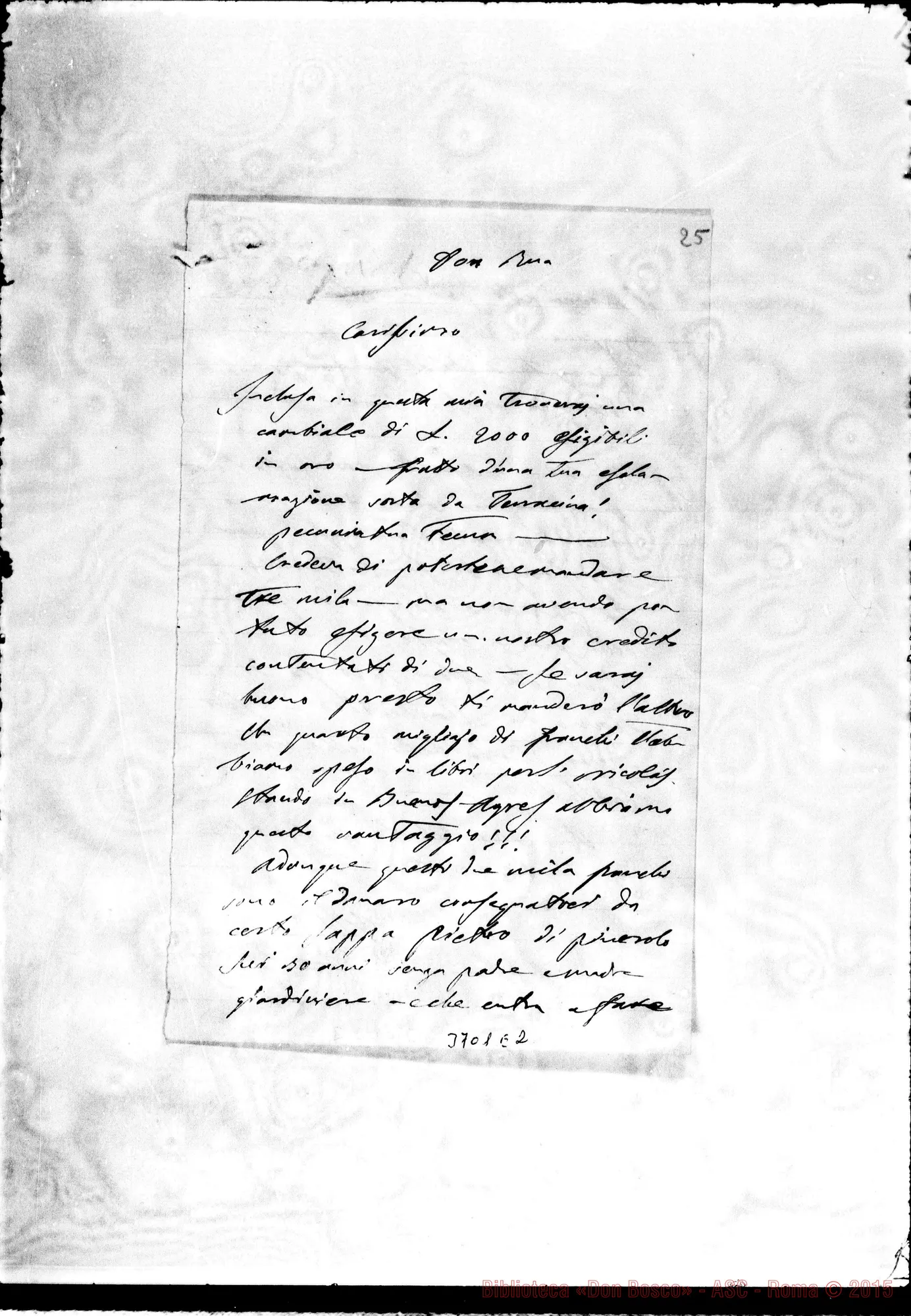Fotogramma E 2 — « « s.l. s.d.