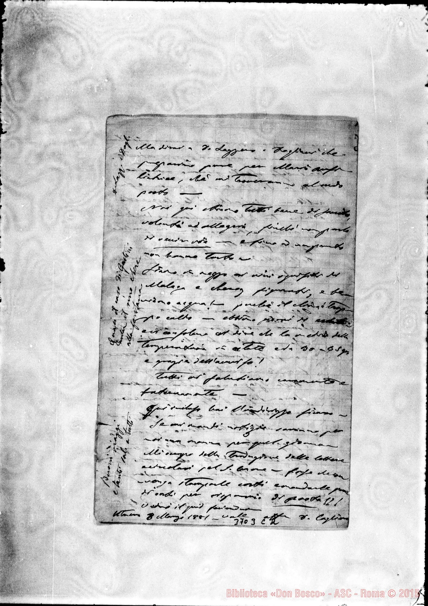 Fotogramma C 2 — « « Utrera, 8-03-1881 Autogr. Rua