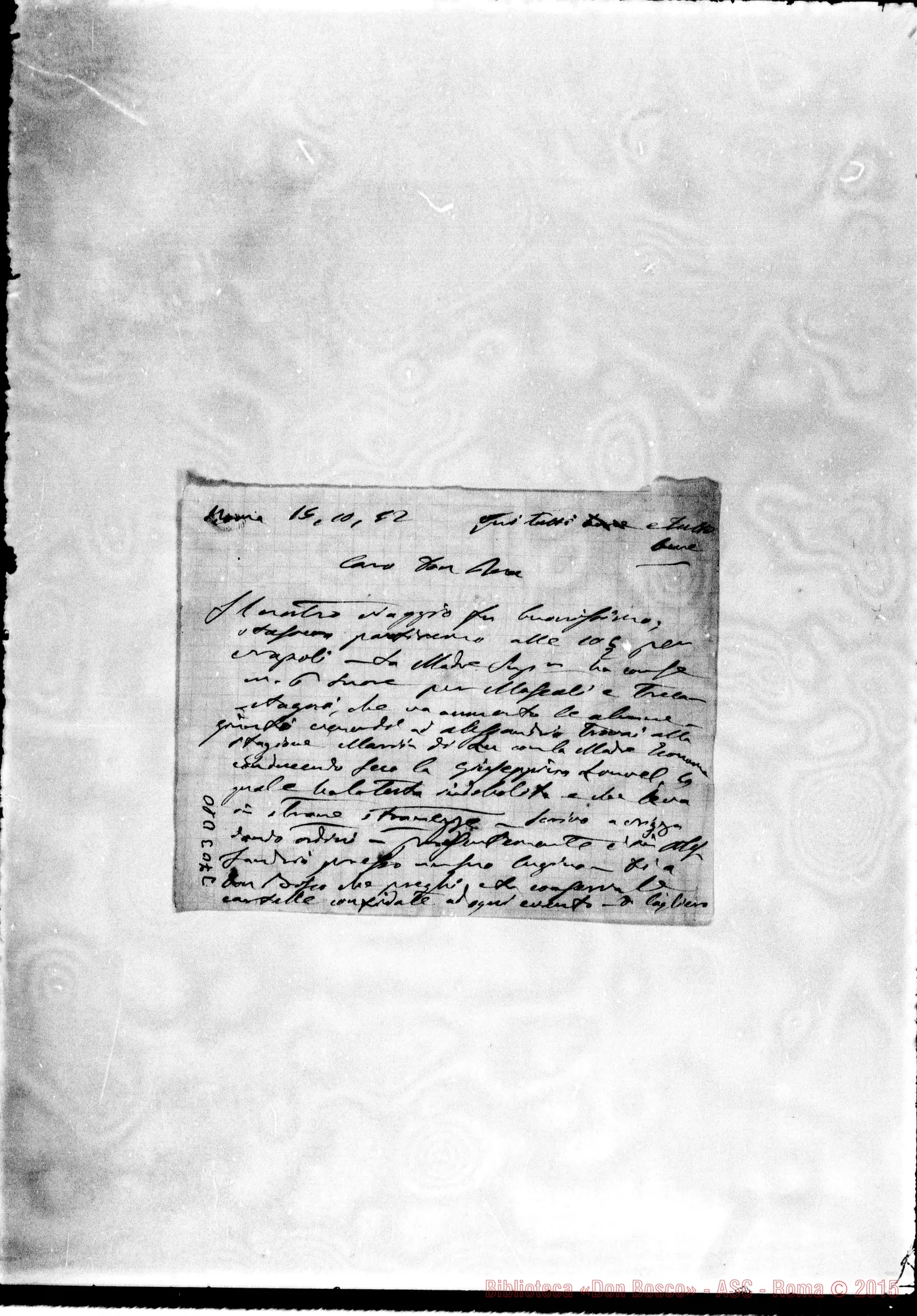 Fotogramma D 10 — « « Roma, 15-10-1882