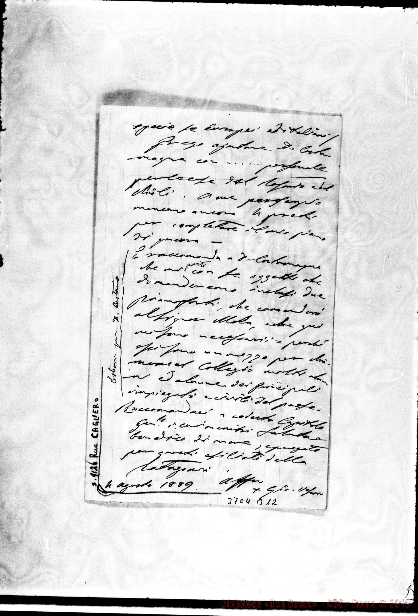 Fotogramma B 12 — « « Patagones, 4-08-1889
