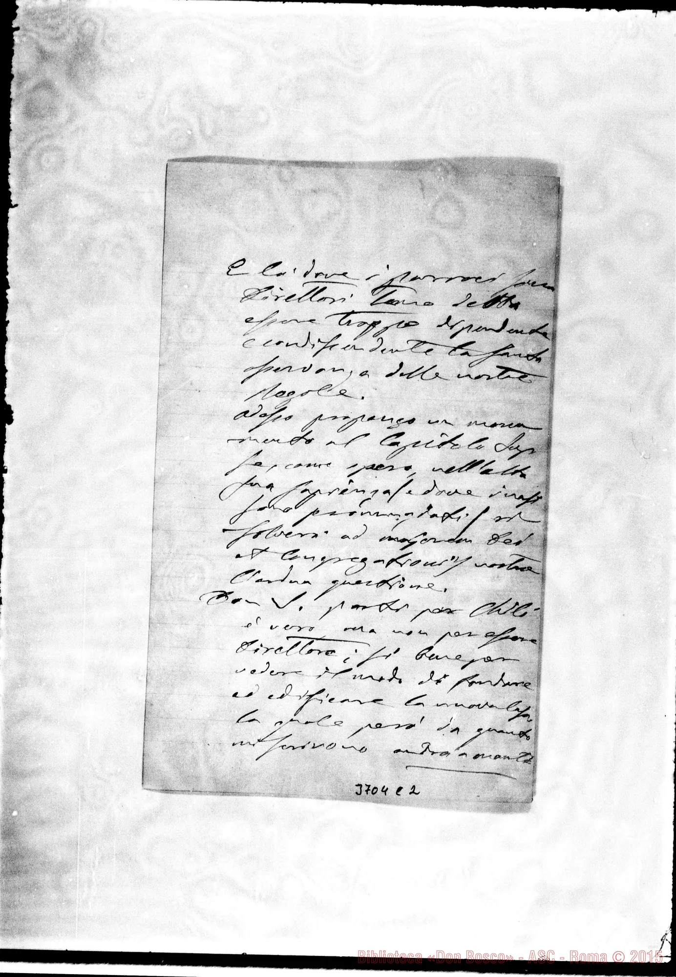 Fotogramma C 2 — « « Buenos A., 18-10-1889 Autogr. Rua