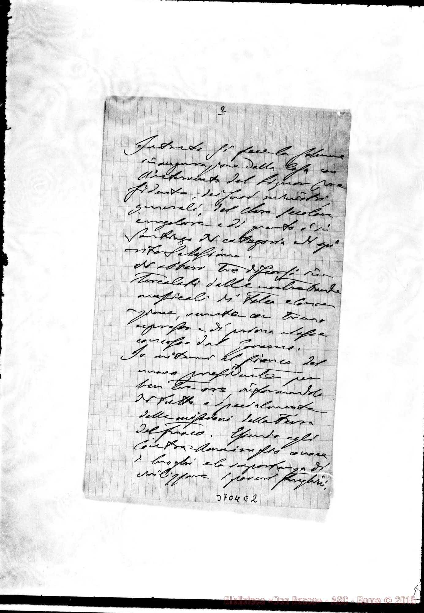 Fotogramma E 2 — « « Puntarenas, 22-02-1892 Autogr. Rua