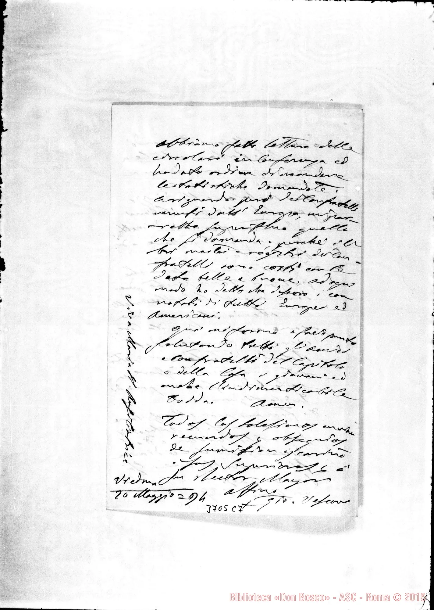 Fotogramma C 7 — « « Viedma, 20-05-1894 Autogr. Rua
