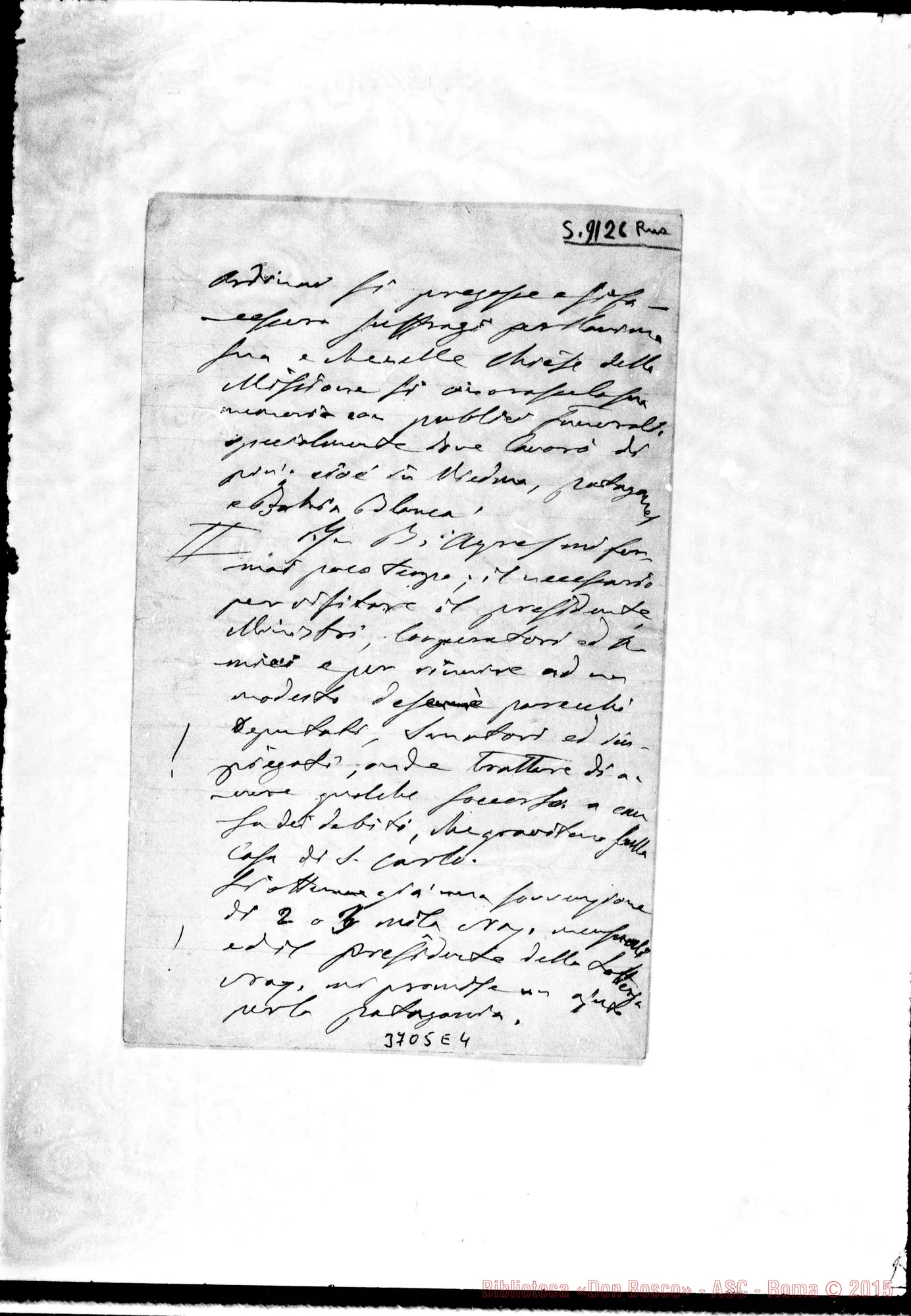 Fotogramma E 4 — « « s.l., 3-08-1896 Autogr. Rua