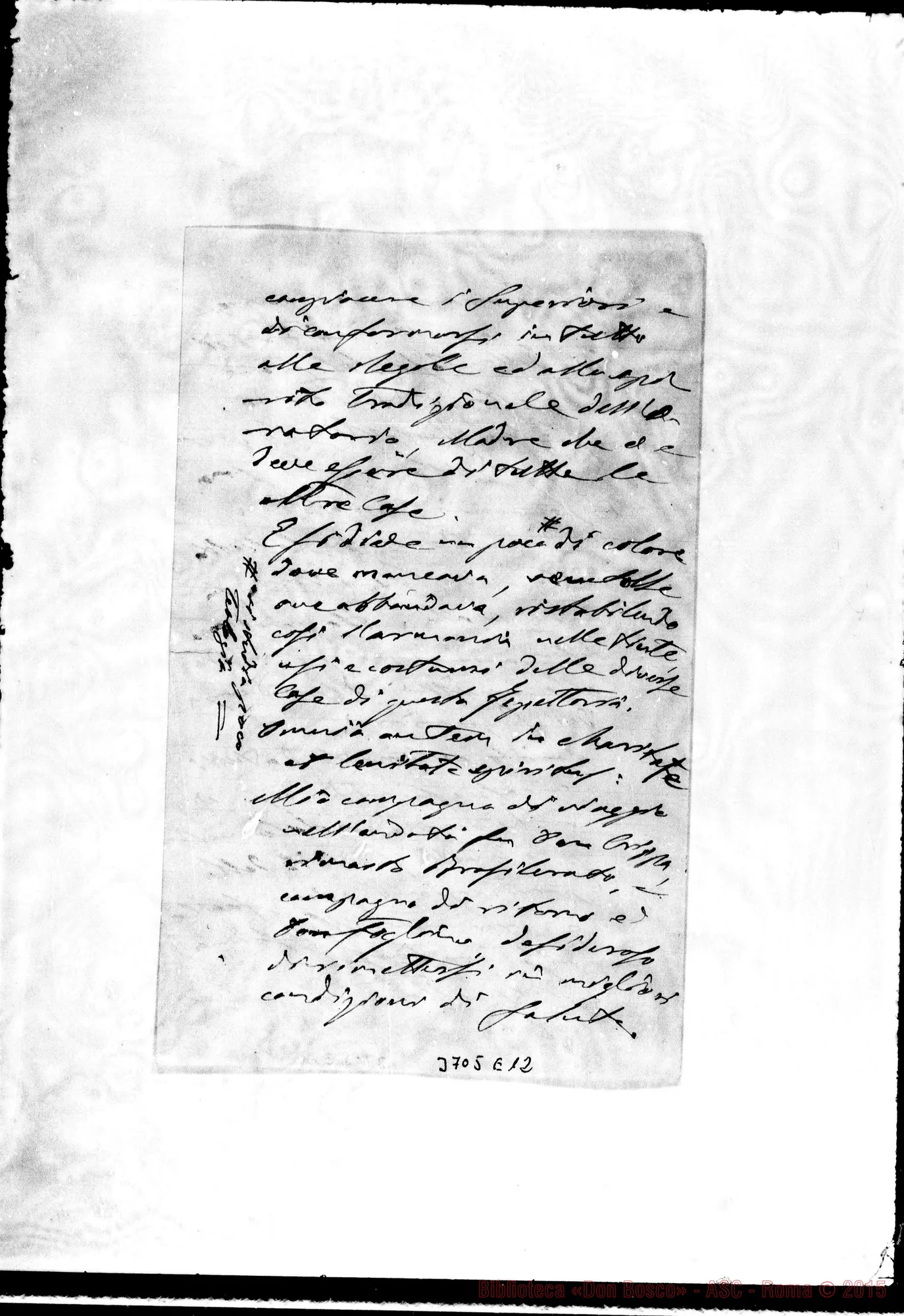 Fotogramma E 12 — « « Montevideo, 3-11-1896 Autogr. Rua