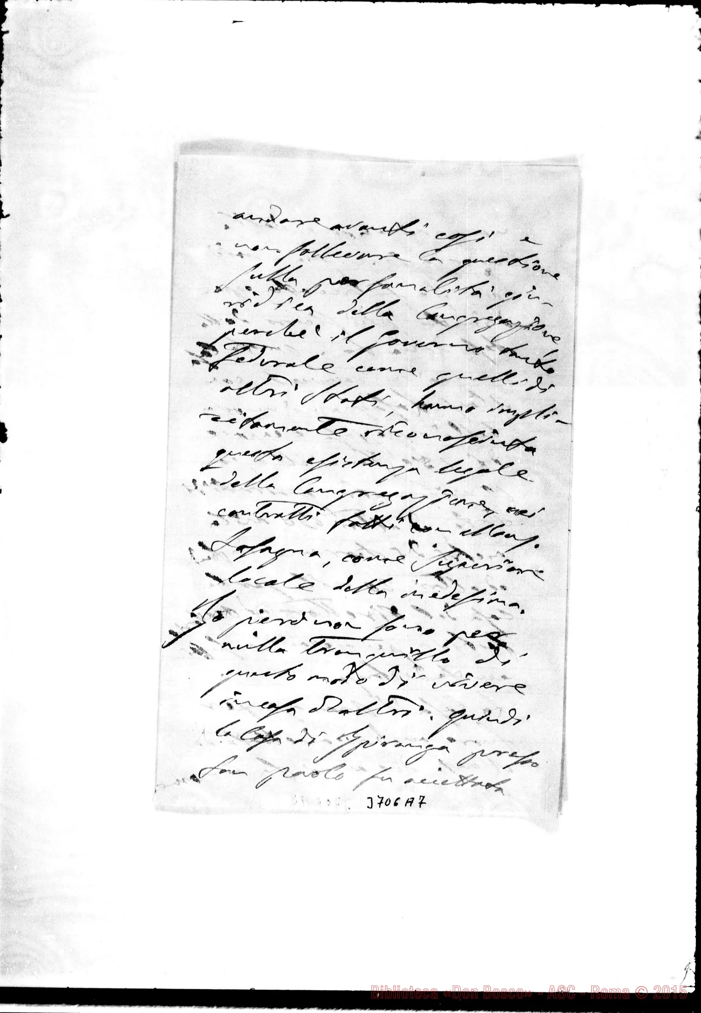Fotogramma A 7 — « « Montevideo, 3-11-1896 Autogr. Rua