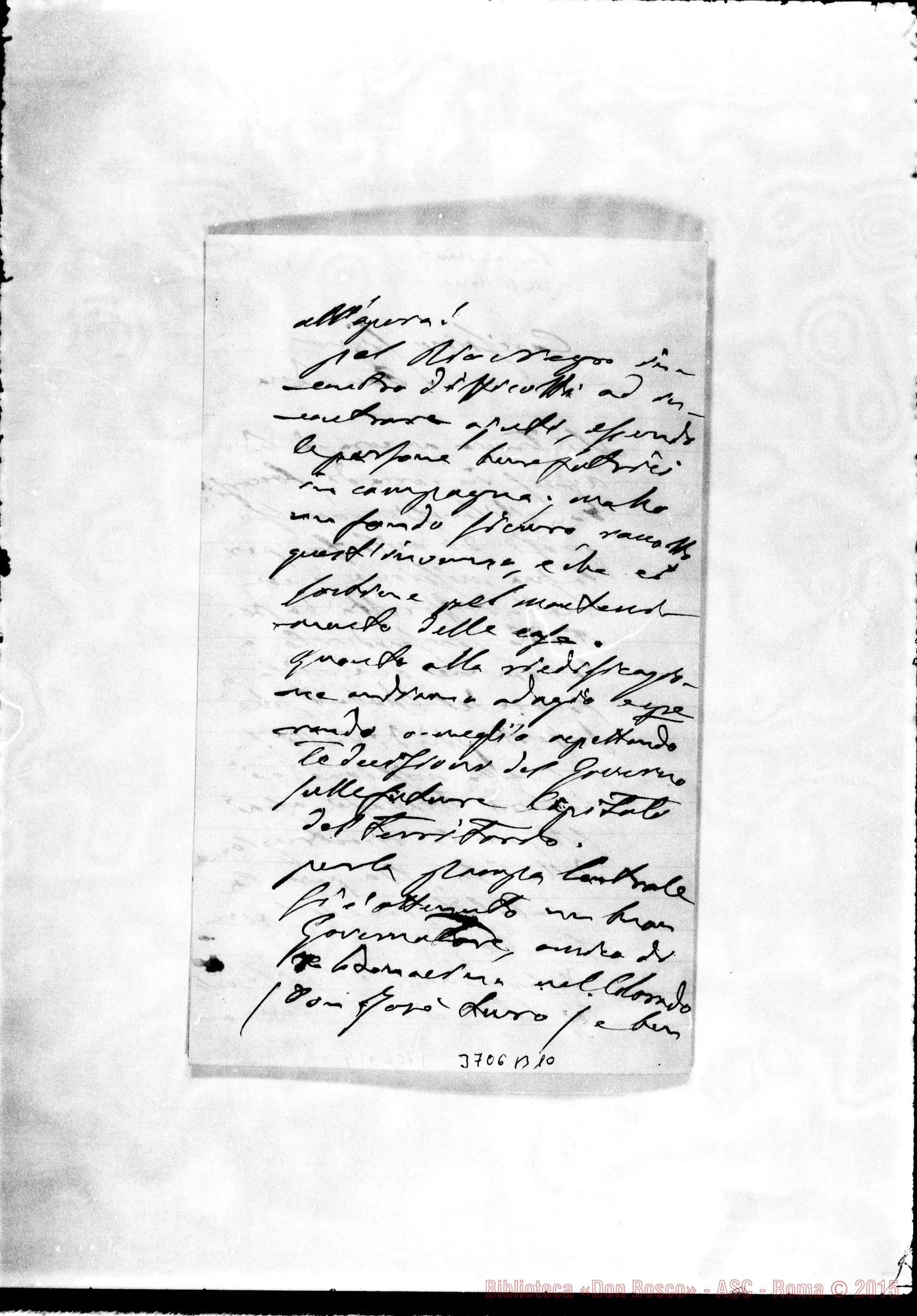 Fotogramma B 10 — « « Almagro, 28-12-1899 Autogr. Rua