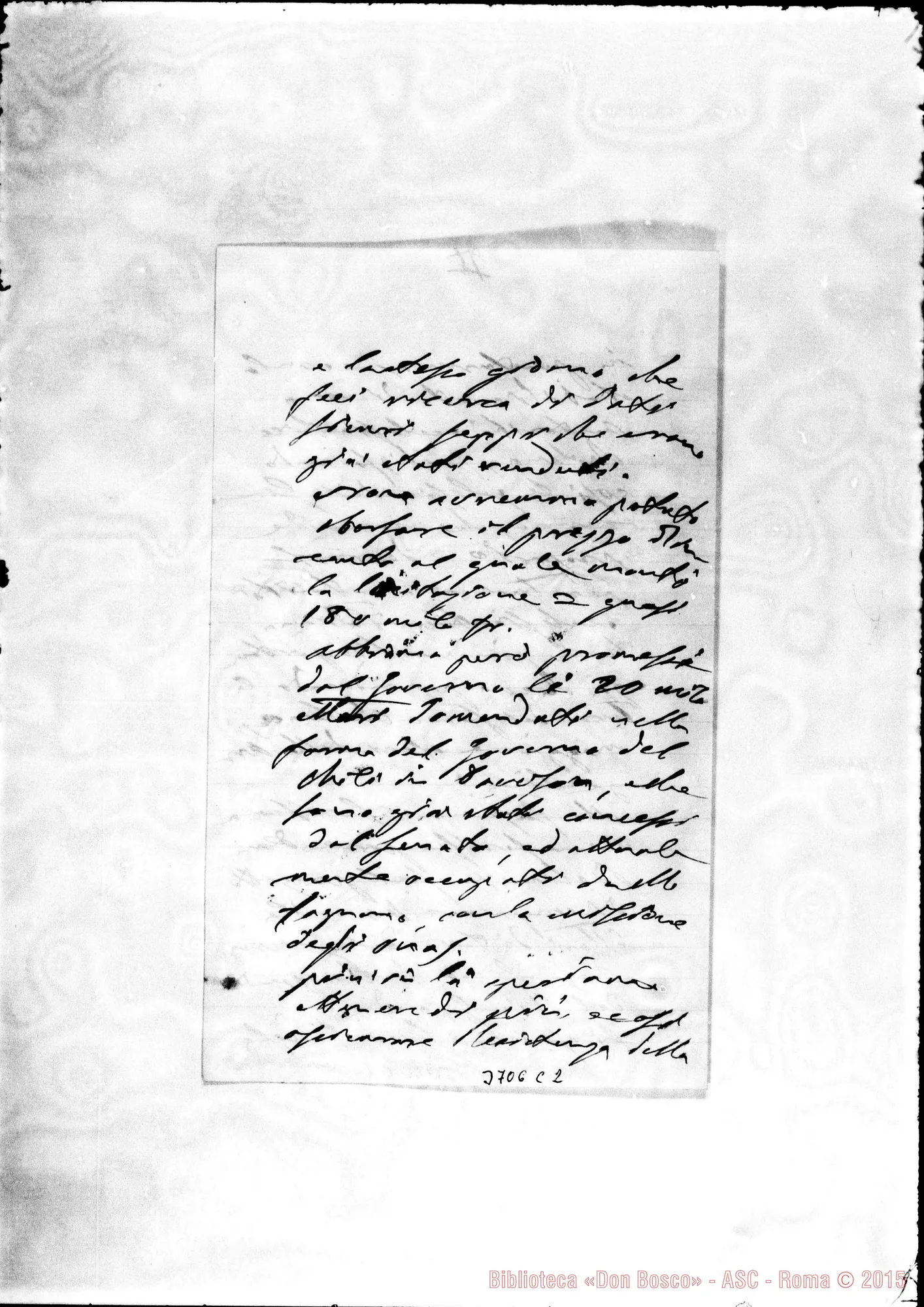 Fotogramma C 2 — « « Almagro, 28-12-1899 Autogr. Rua