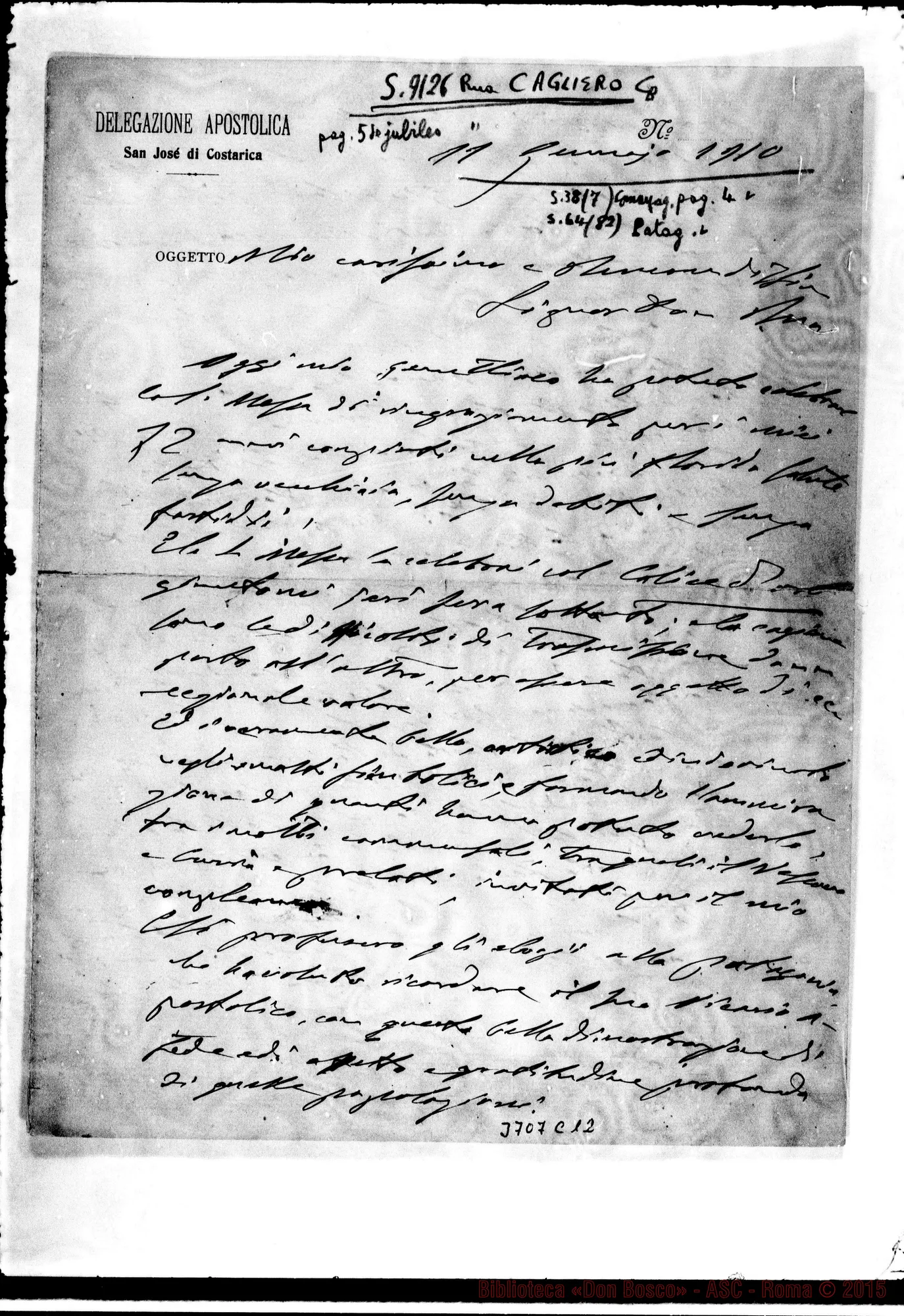 Fotogramma C 12 — « « Costarrica, 11-01-1910