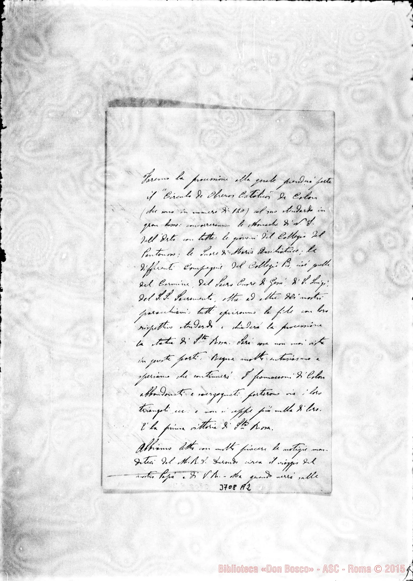 Fotogramma A 2 — « « Villa Colón, 6-06-1886 Autogr. Rua