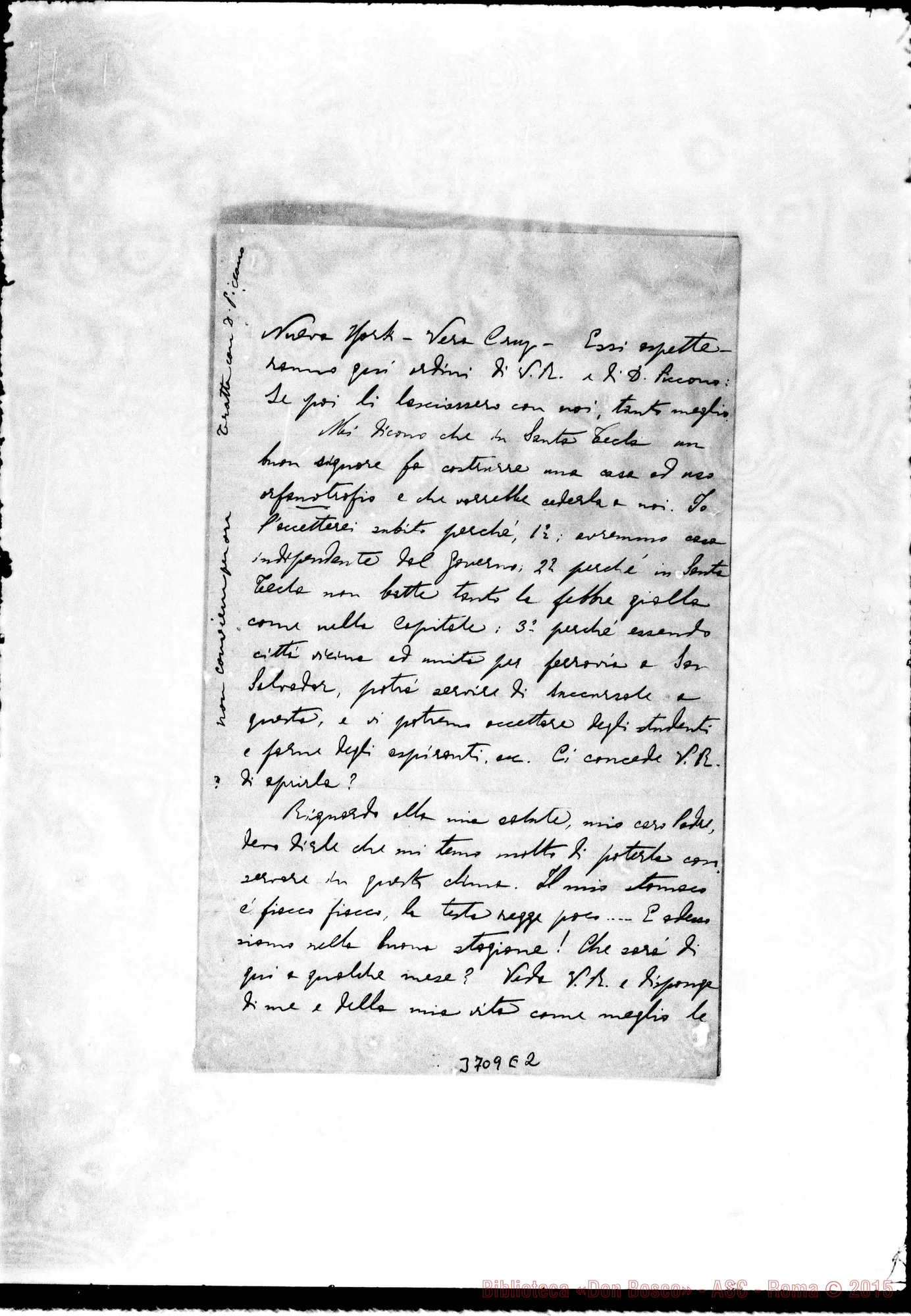 Fotogramma E 2 — « « S. Salvador, 6-12-1897 Autogr. Rua Incompleta
