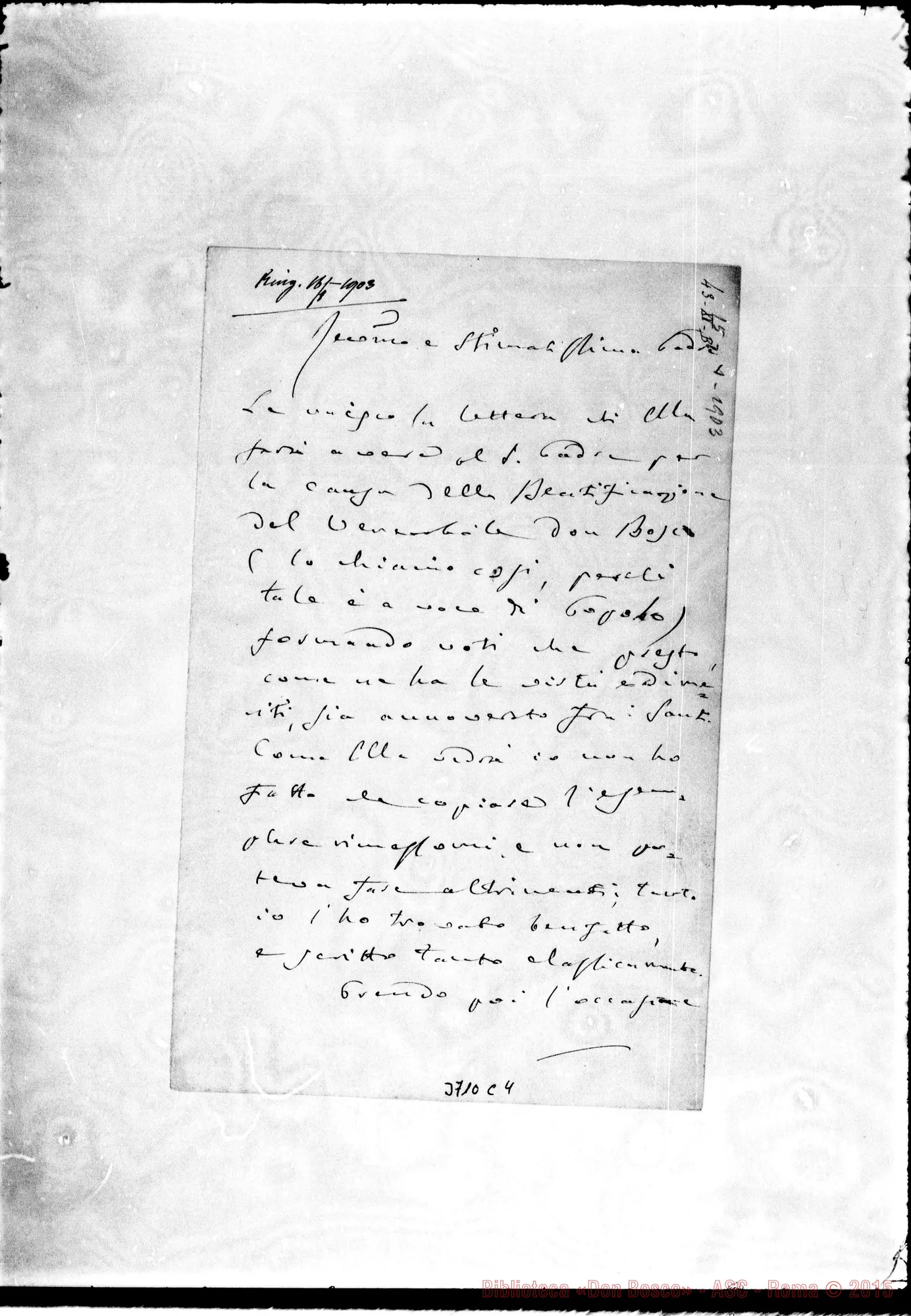 Fotogramma C 4 — « « Faenza, 15-01-1903