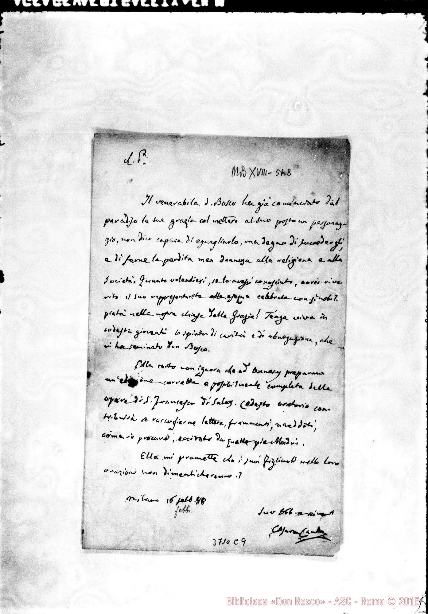 Fotogramma C 9 — « Milano, 16-02-1888