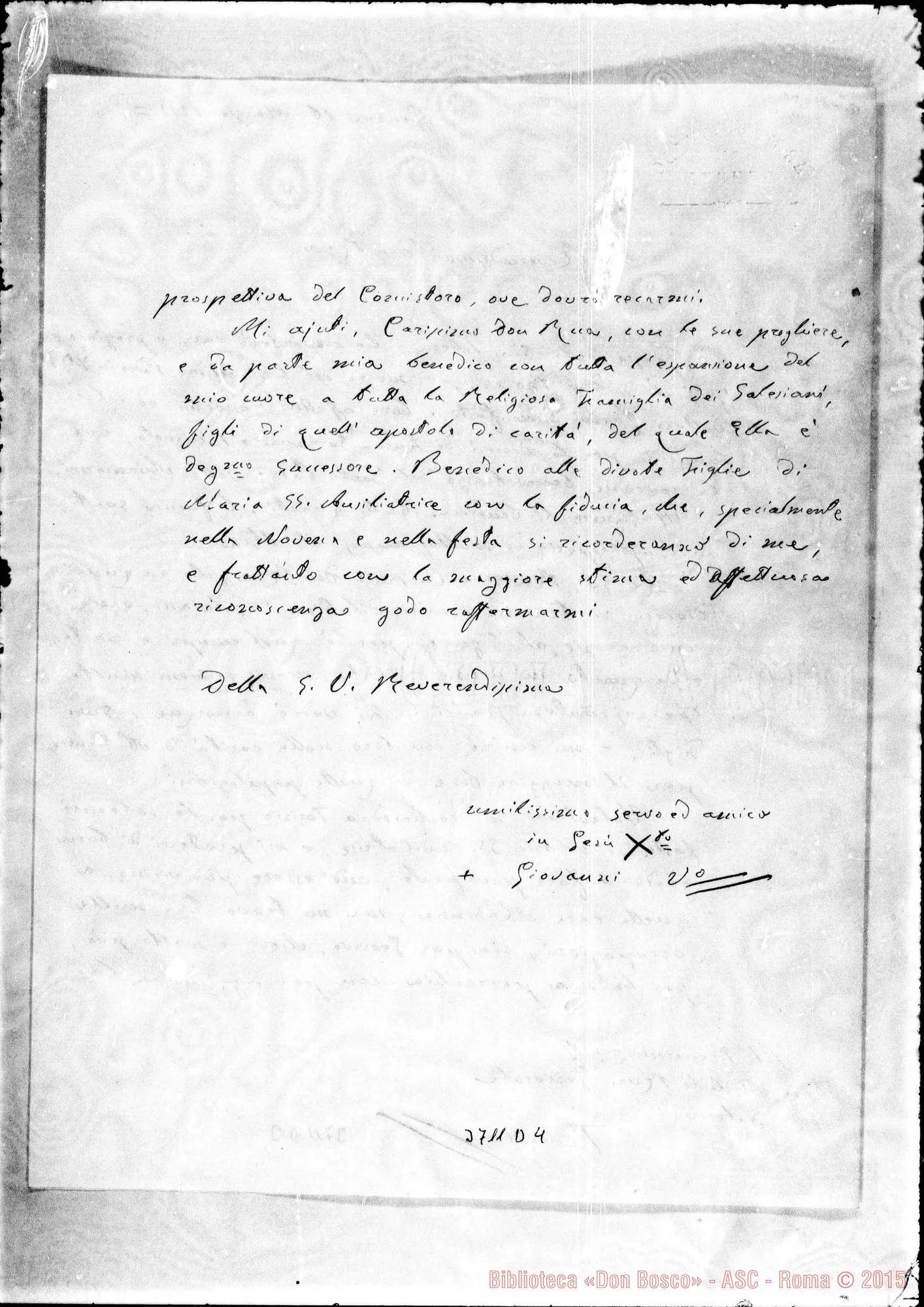 Fotogramma D 4 — Carli Giovanni, vesc. Aus. di Genova, 16-05-1899