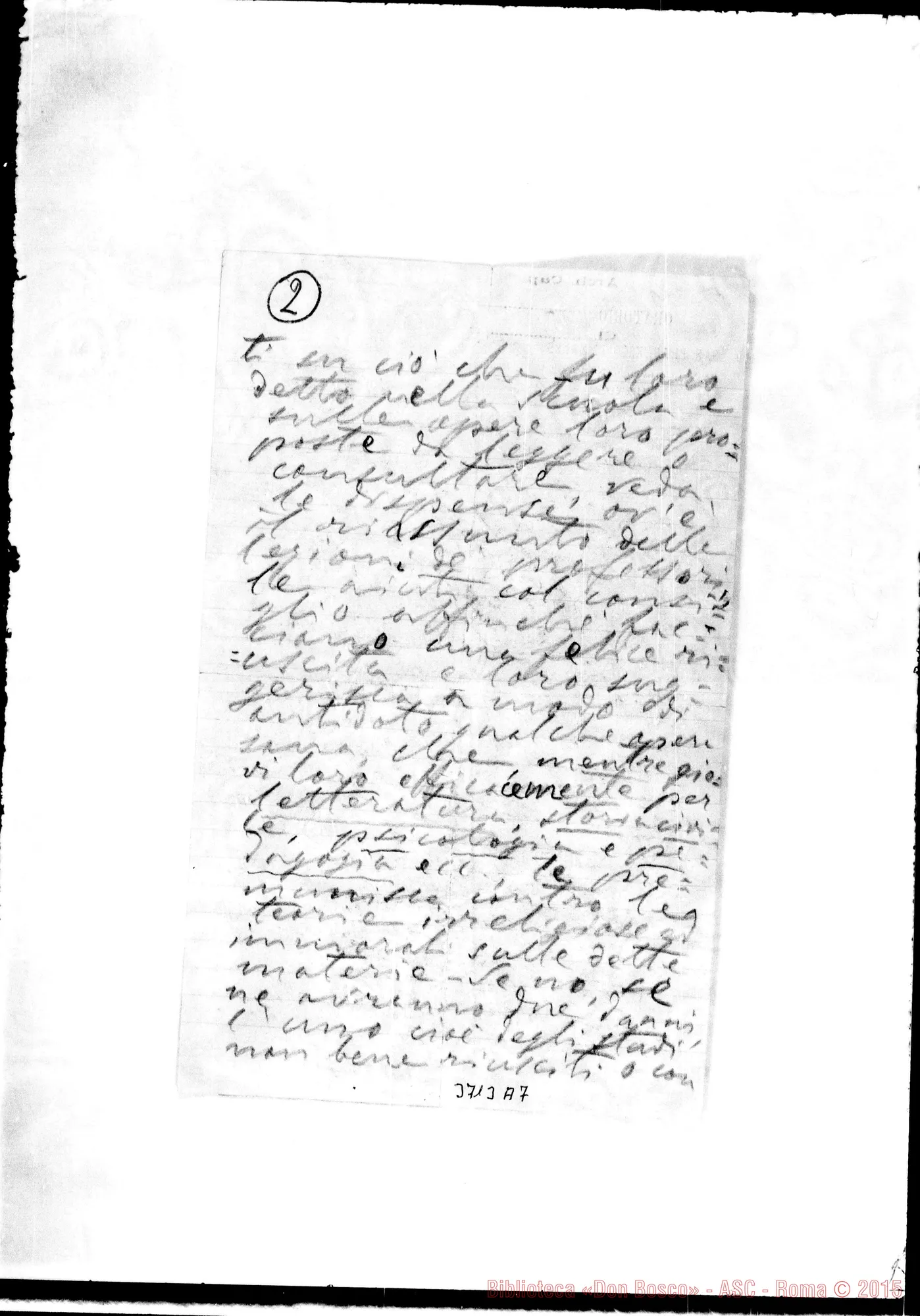 Fotogramma A 7 — Cerruti Francesco, SDB Torino, 6-12-1901