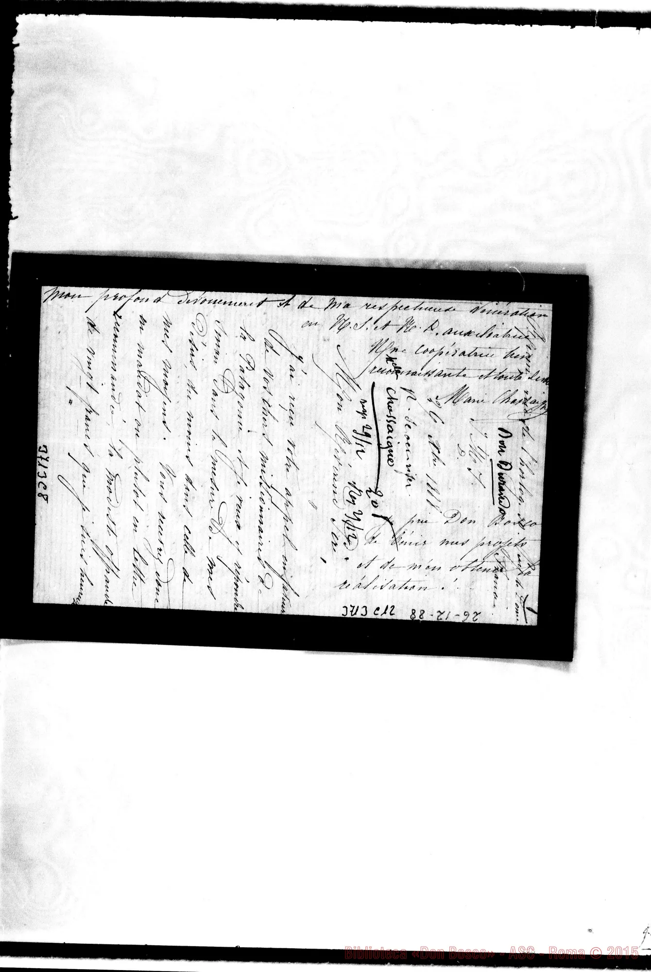Fotogramma C 12 — Chassaigne Maria Pyu de Dome, 26-12-1888
