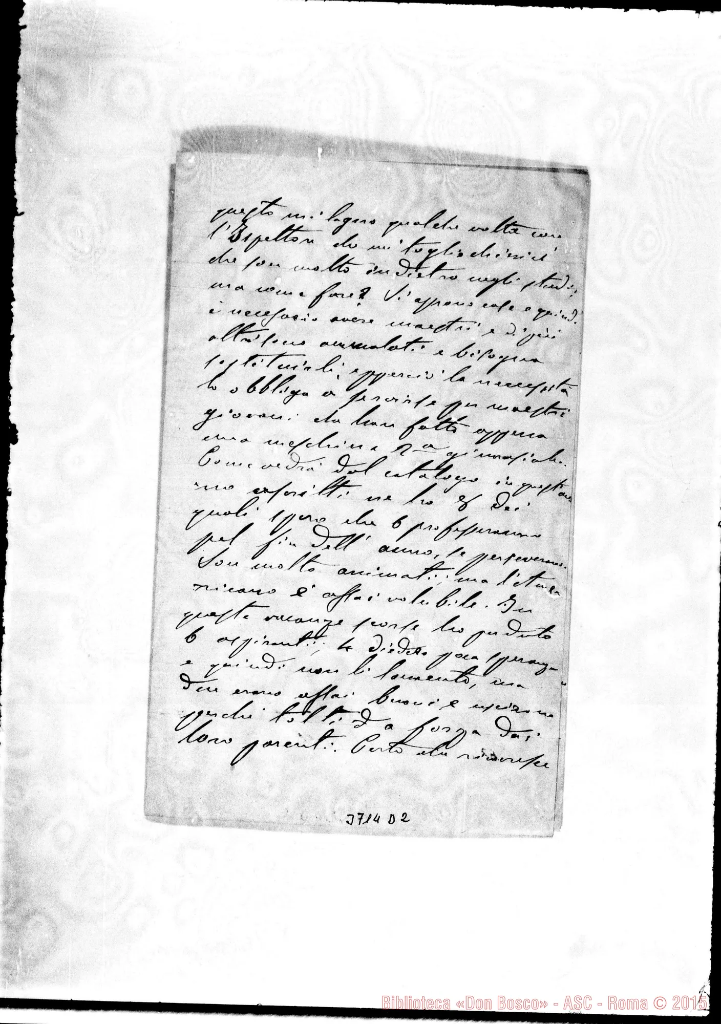 Fotogramma D 2 — « « Las Piedras, 8-03-1892 Autogr. Rua