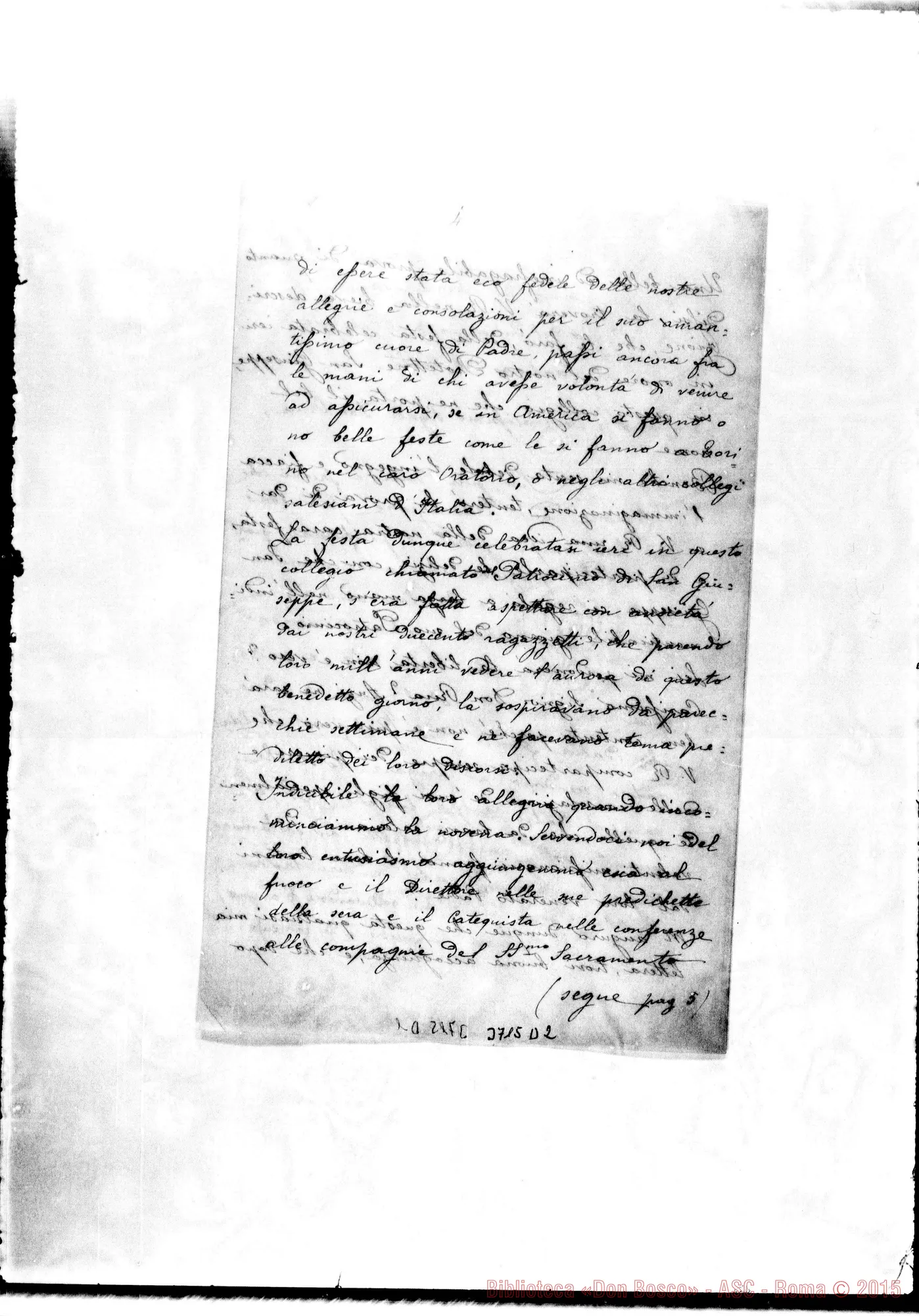 Fotogramma D 2 — « « « Santiago, 10-05-1897 Autogr. Rua in busta