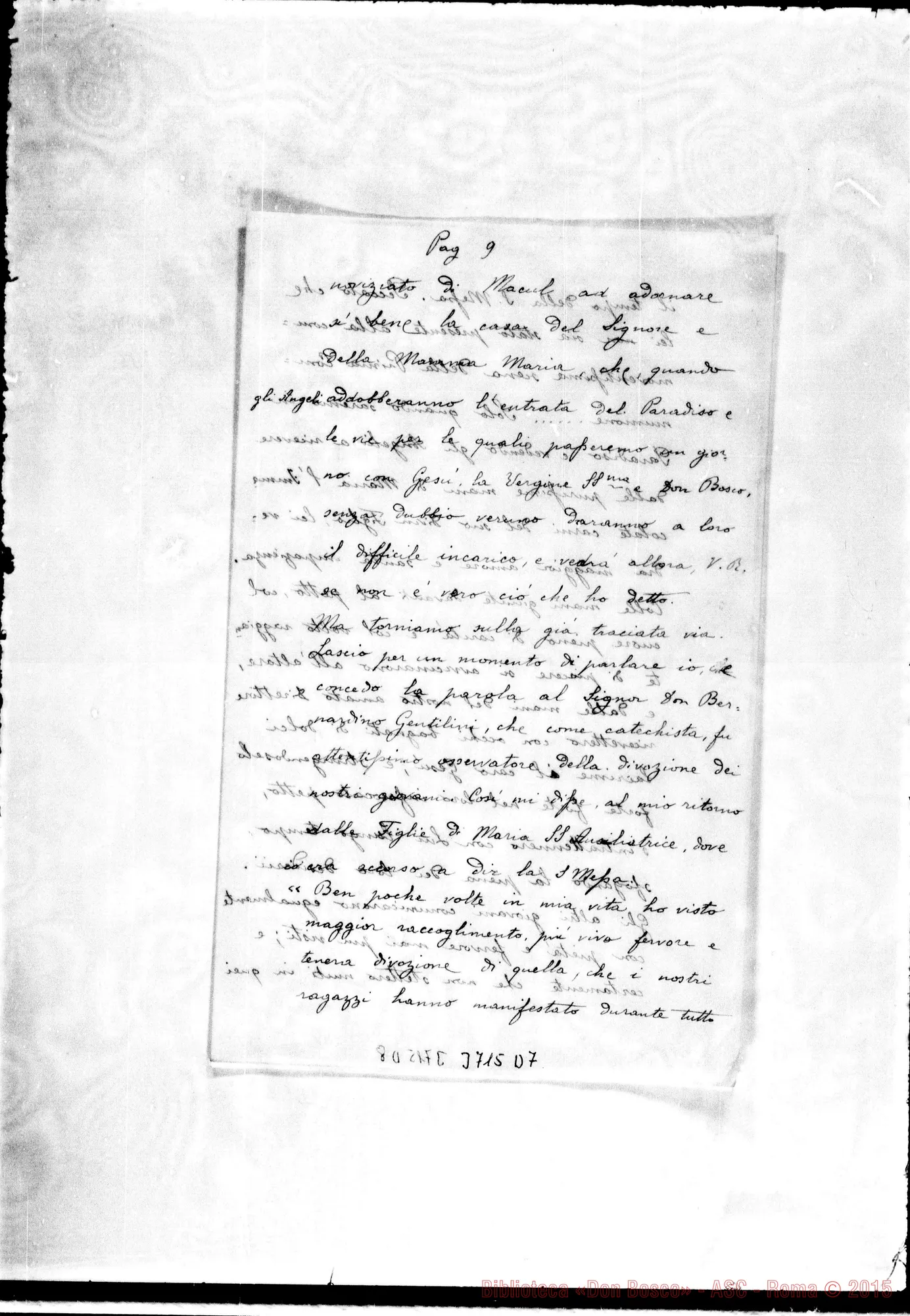 Fotogramma D 7 — « « « Santiago, 10-05-1897 Autogr. Rua in busta