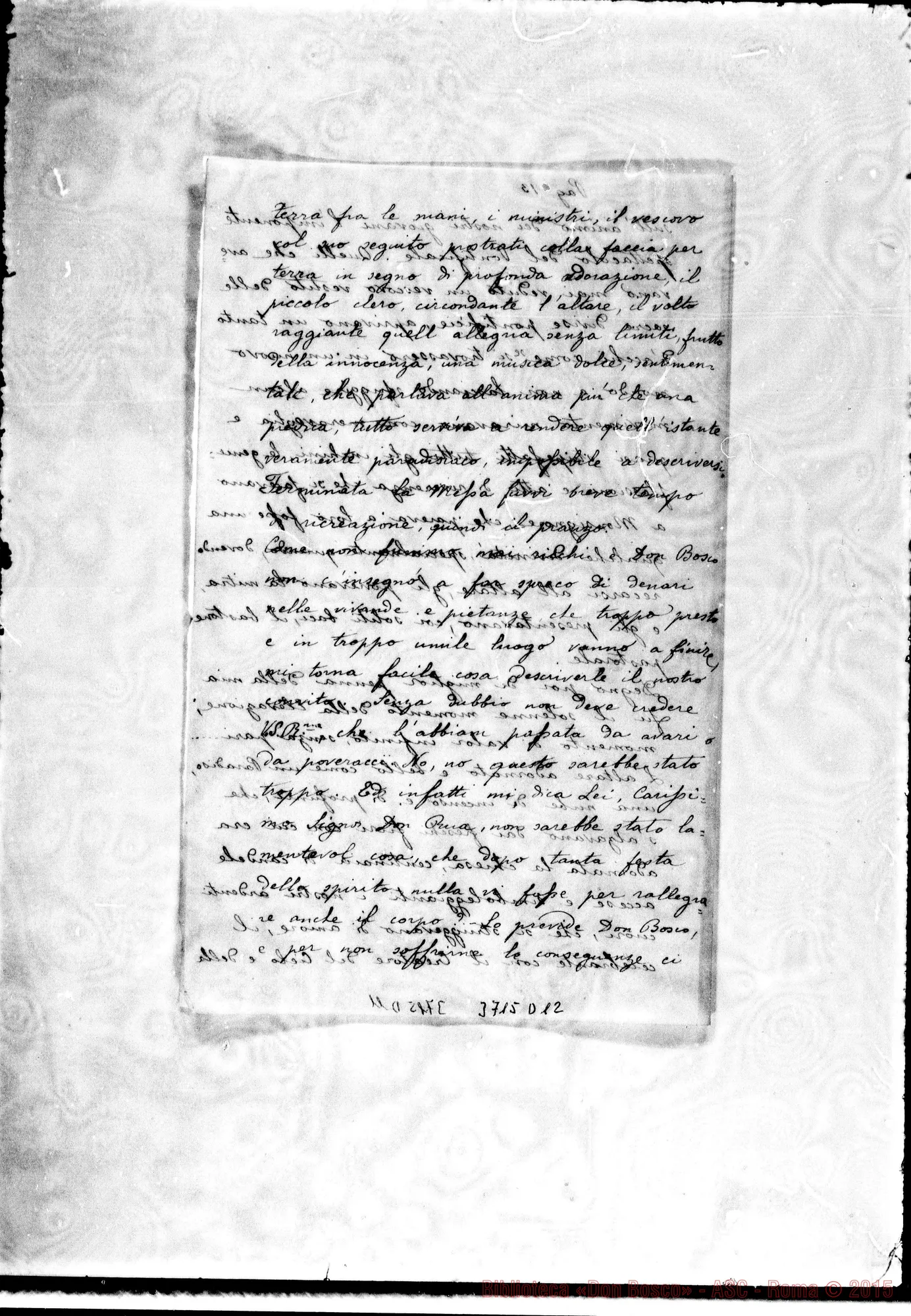 Fotogramma D 12 — « « « Santiago, 10-05-1897 Autogr. Rua in busta