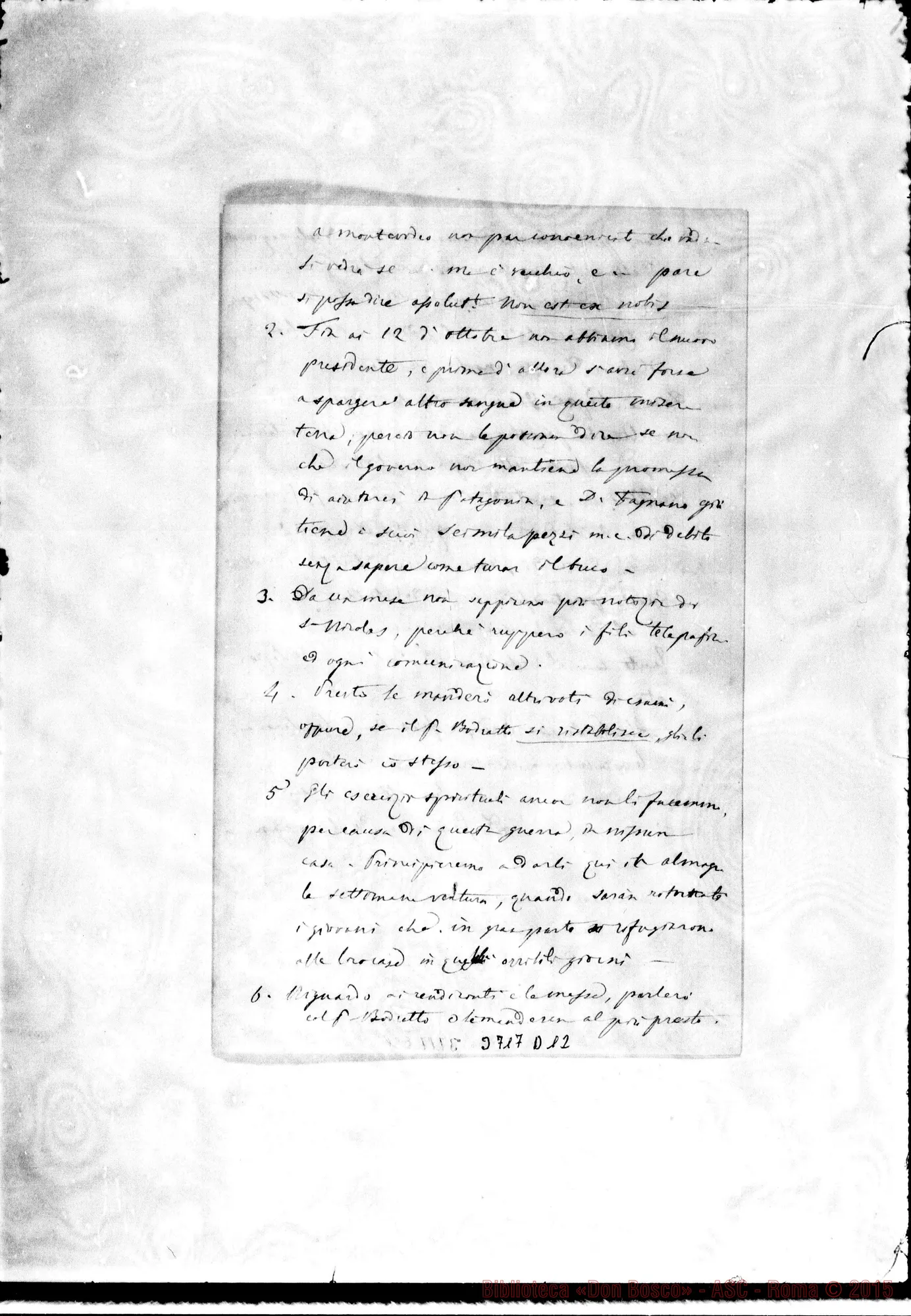 Fotogramma D 12 — Costamagna Giacomo, vesc. Buenos A., 6-07-1880