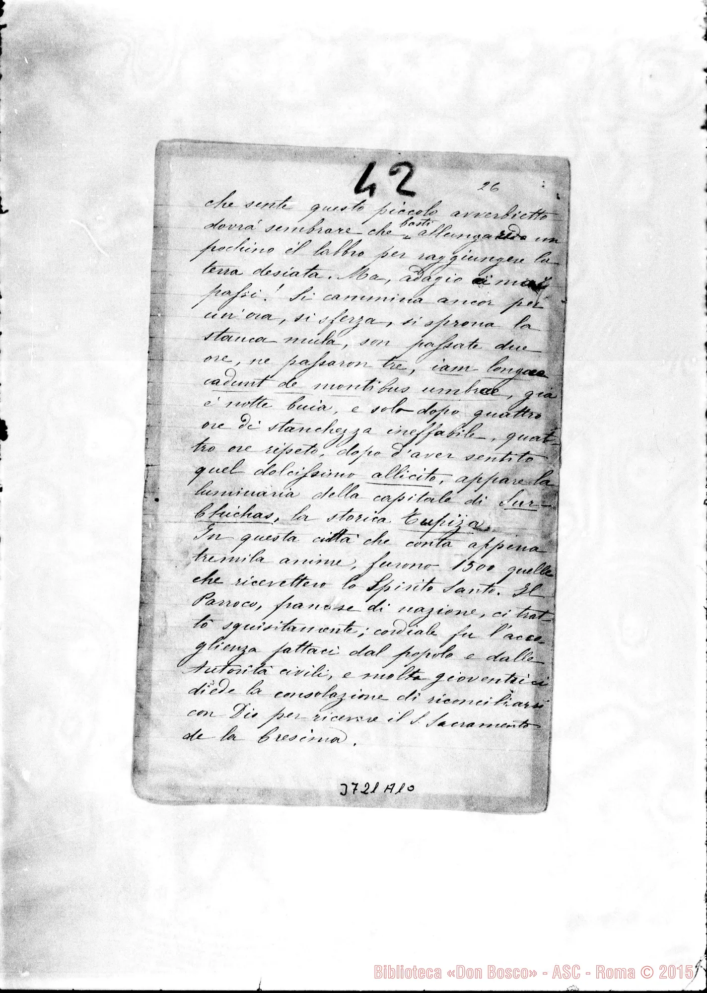 Fotogramma A 10 — « « Buenos A., 6-05-1896