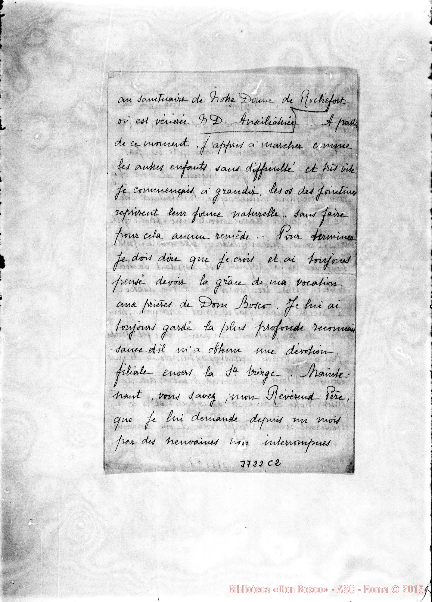 Fotogramma C 2 — Cousin Isabella Avigliana, 13-12-1907 Autogr. Rua