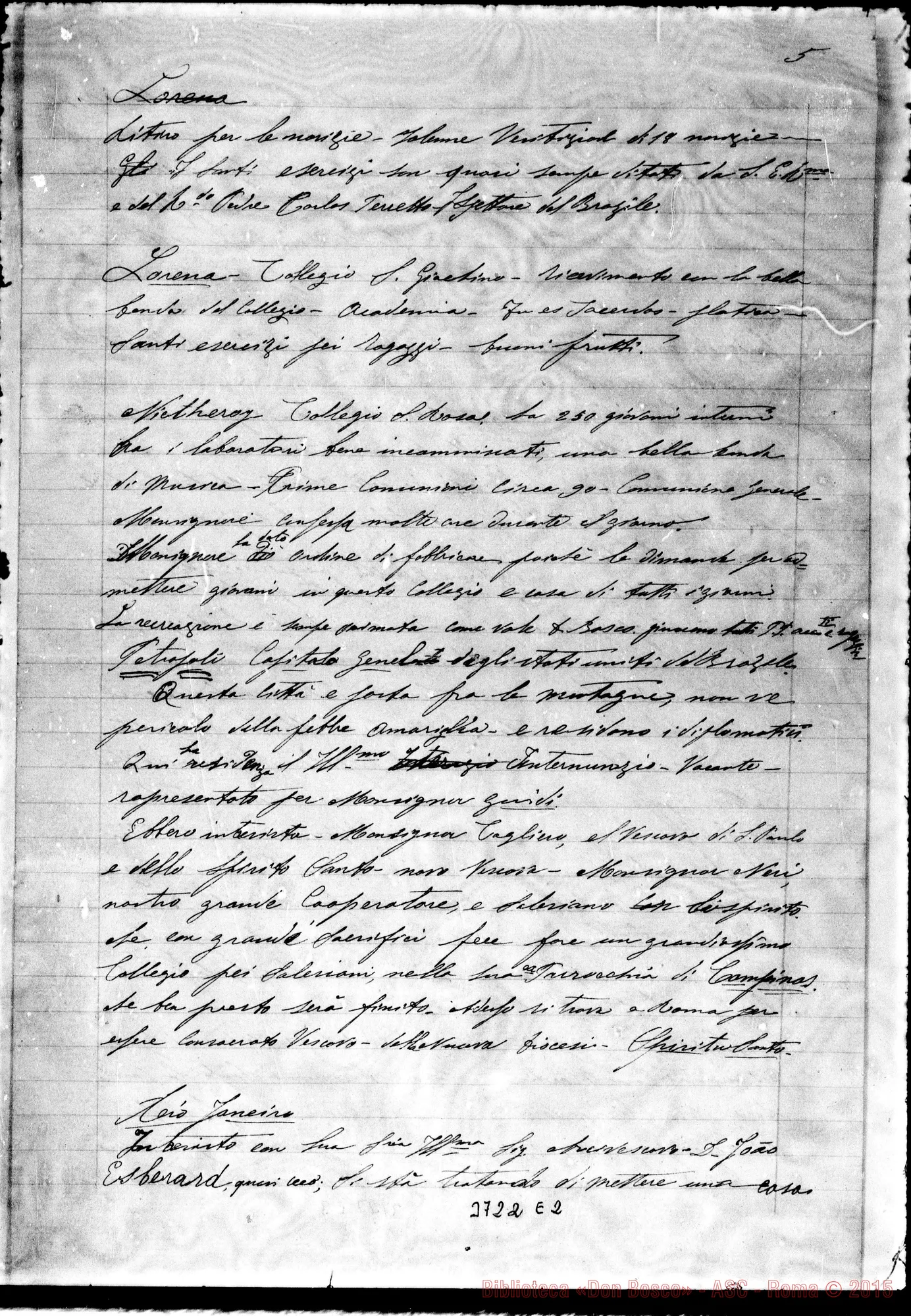 Fotogramma E 2 — Crippa Giovanni, SDB Lorena, 2-11-1896 Autogr. Rua