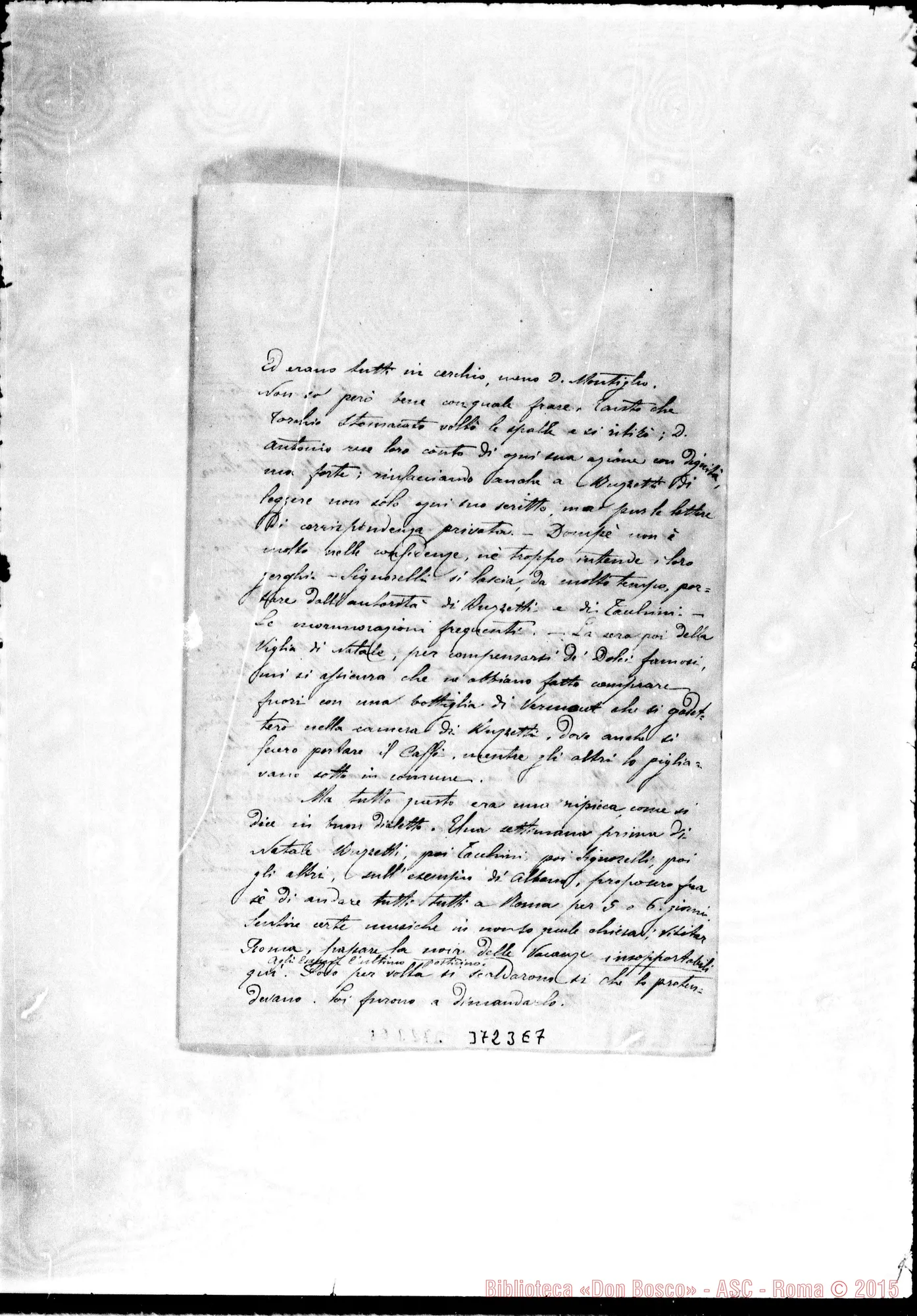 Fotogramma E 7 — « « Magliano S., 26-12-1879 Autogr. Rua