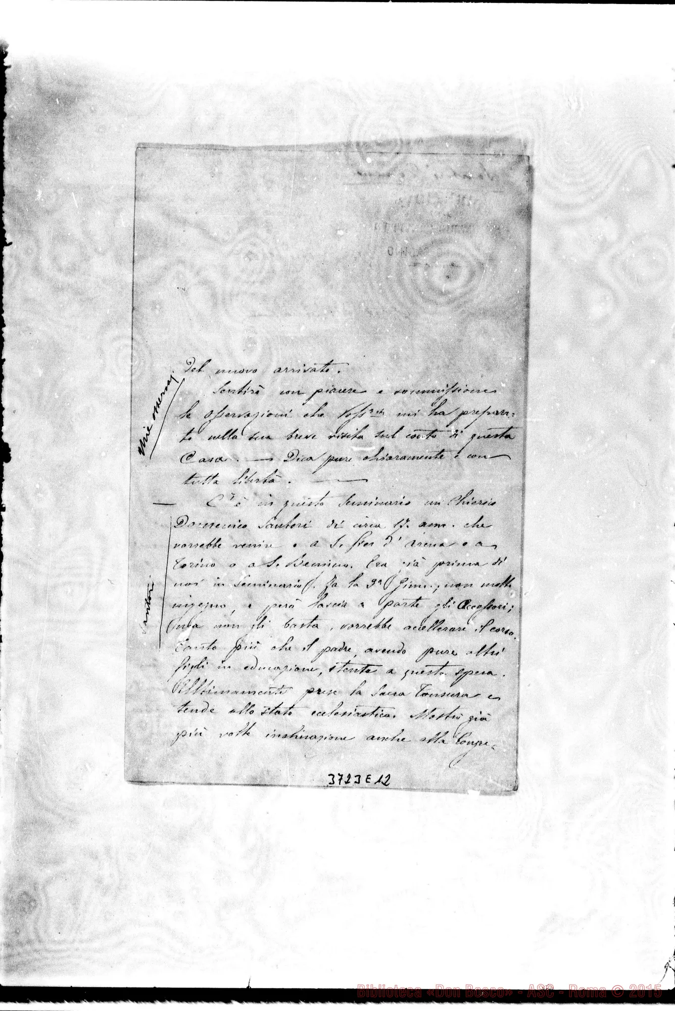 Fotogramma E 12 — « « Magliano S., 19-05-1881 Autogr. Rua