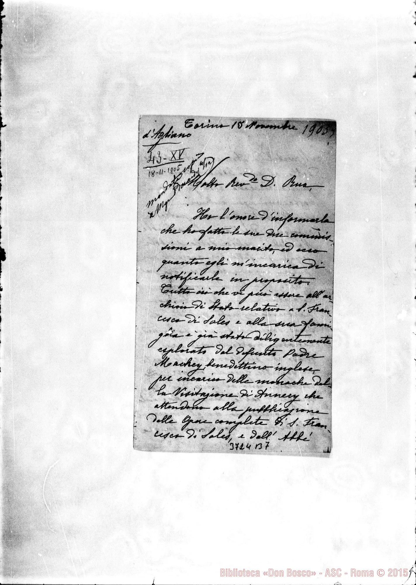 Fotogramma B 7 — D’Agliano Melania Torino, 18-11-1905