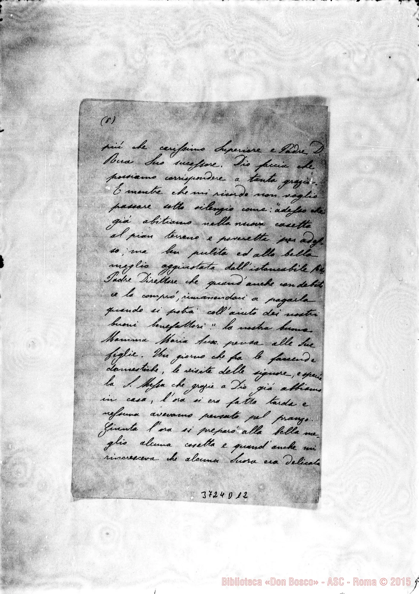 Fotogramma D 12 — Darmello Enrichetta, FMA Mendoza, 23-05-1895 Autogr. Rua