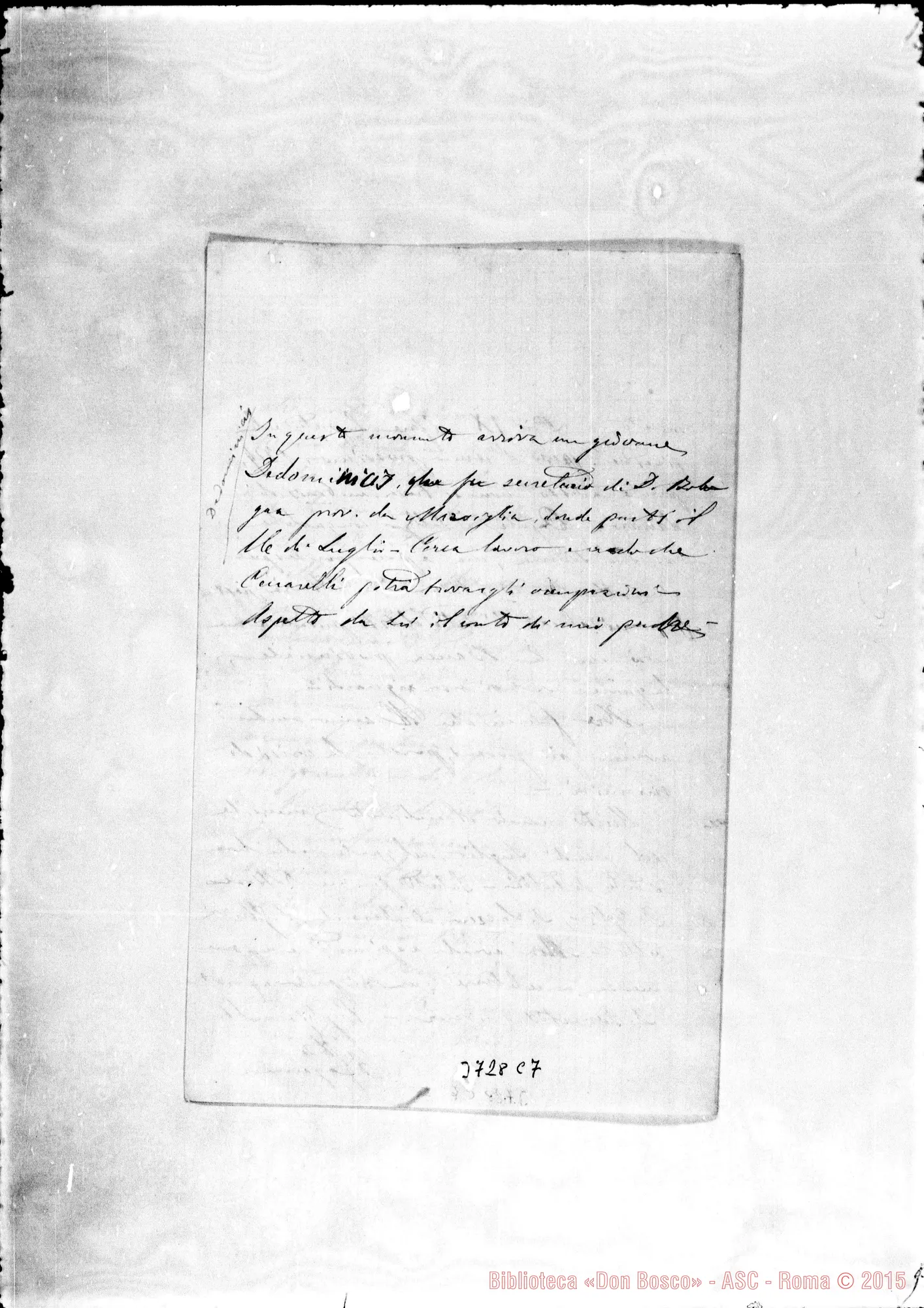 Fotogramma C 7 — « « S. Nicolás, 18-08-1878 Autogr. Rua