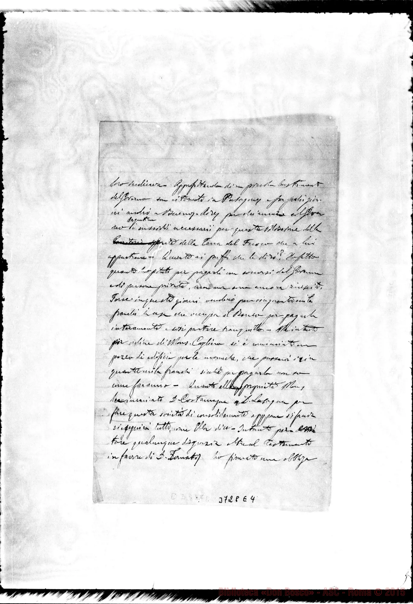 Fotogramma E 4 — « « Patagones, 1-02-1886