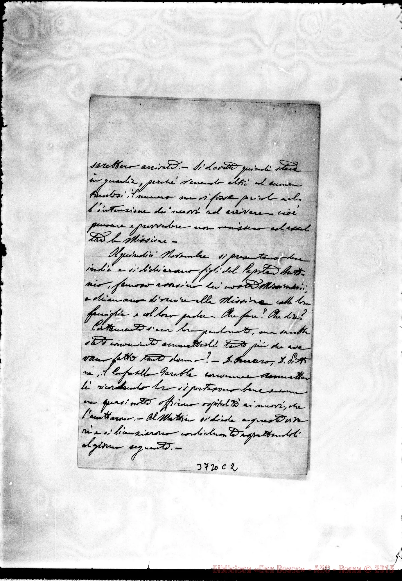 Fotogramma C 2 — « « Puntarenas, 4-12-1889 Autogr. Rua