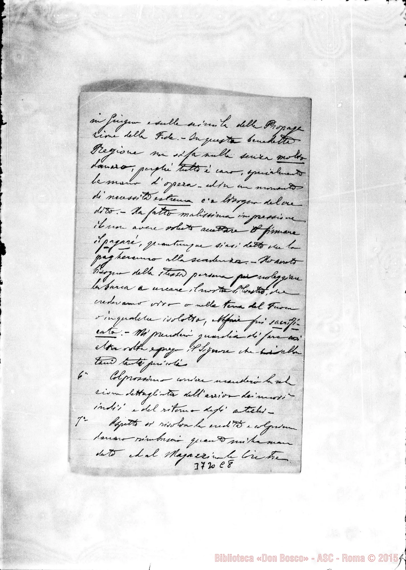Fotogramma C 8 — « « Puntarenas, 14-12-1889 Autogr Rua